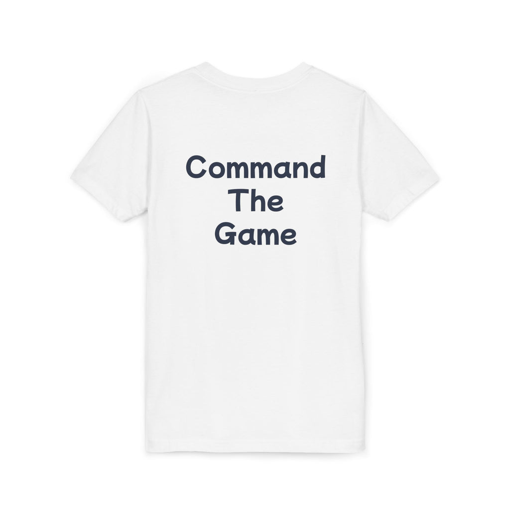 Titans Signature Youth Tee-Navy Logo "Command The Game"