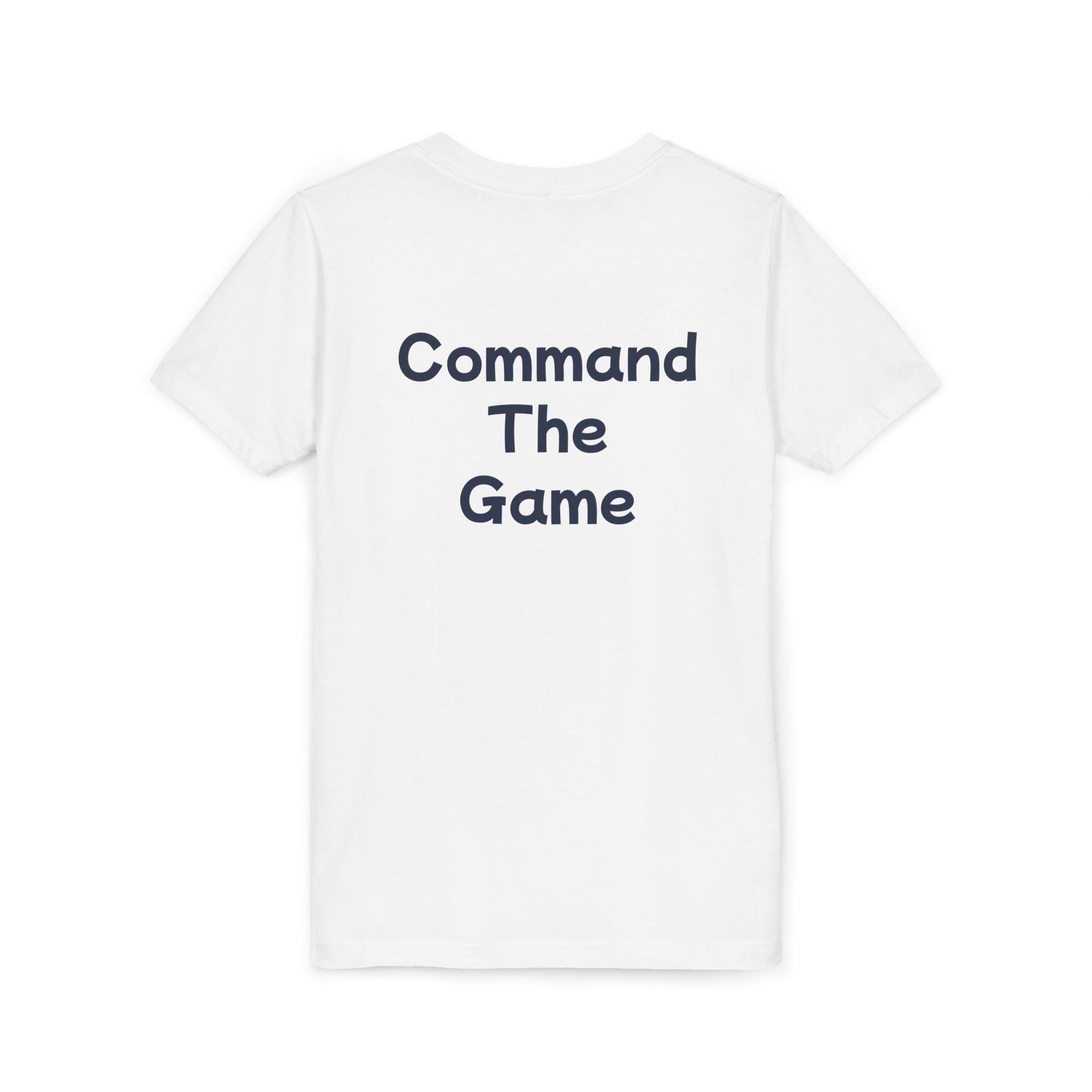 Titans Signature Youth Tee-Navy Logo "Command The Game"