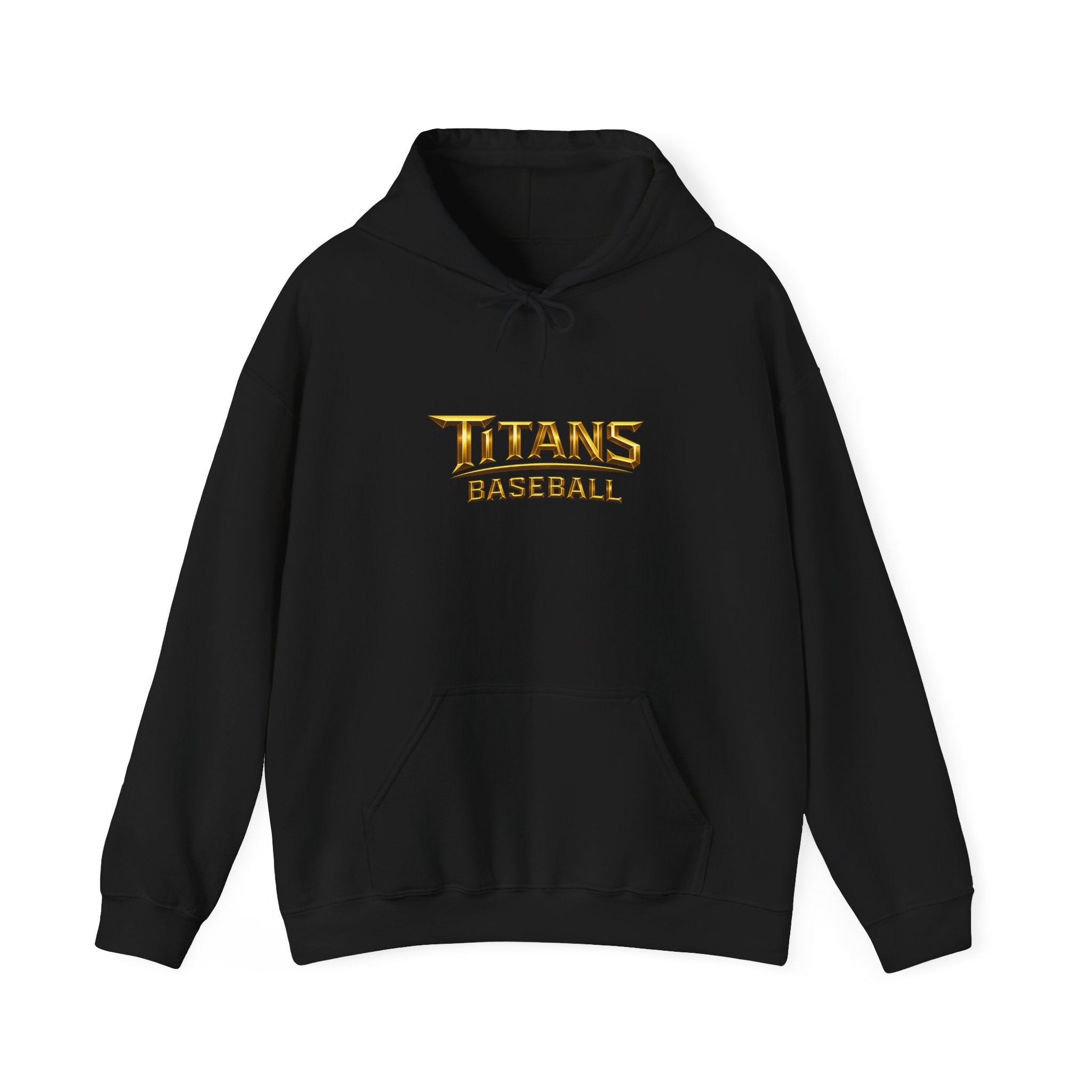 Titans Men's Signature Hoodie-Gold Logo