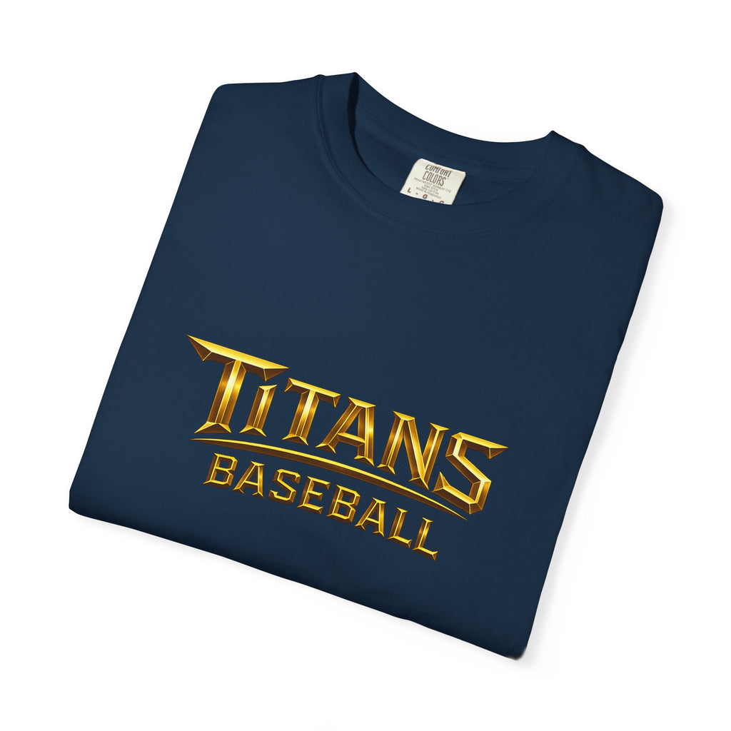 Titans Signature Men's T-Shirt-Gold Logo "Command The Game"
