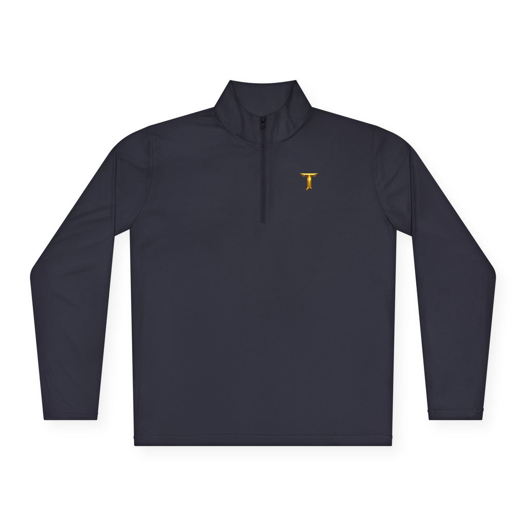 Titans Quarter-Zip Pullover-Gold T