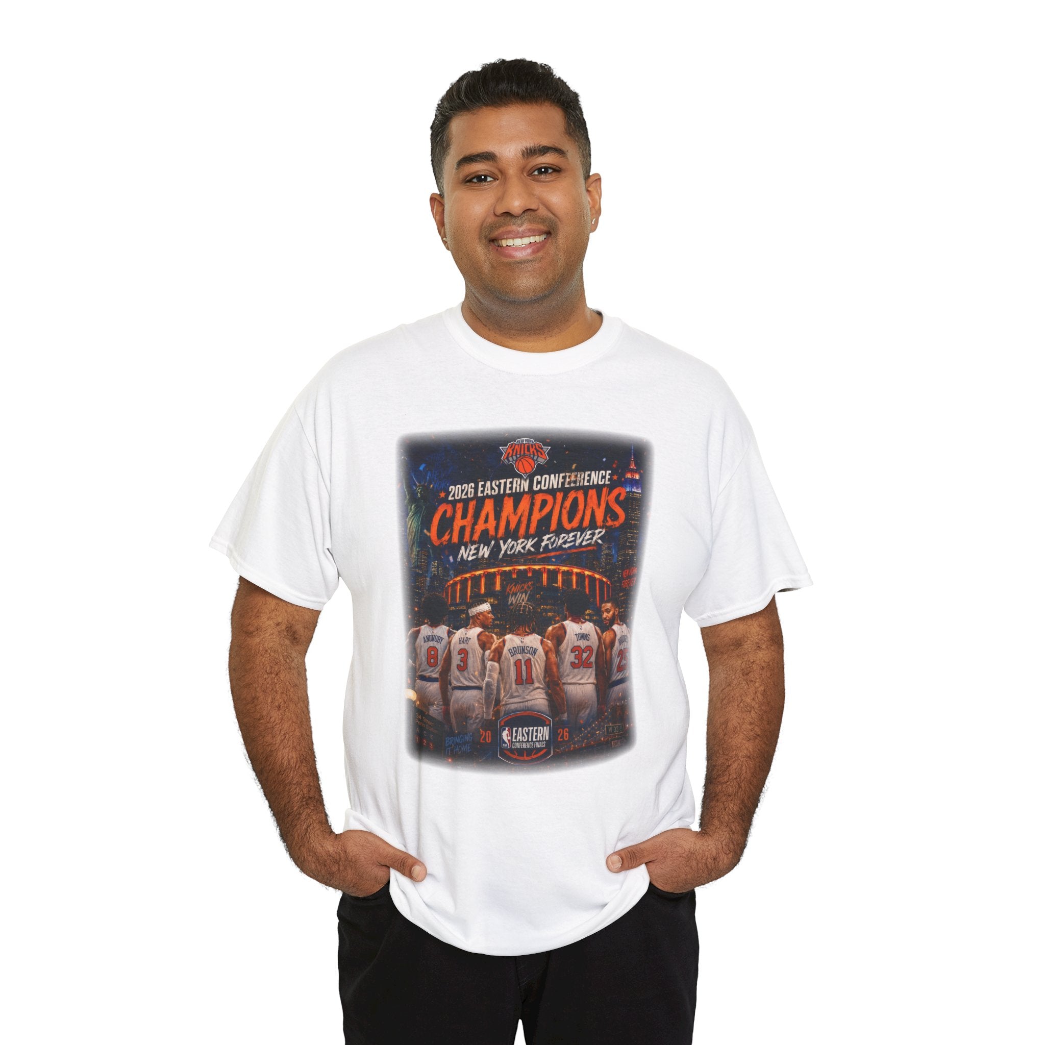 New York Knicks Starting 5 Eastern Conference Finals T-Shirt