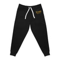 Titans Signature Black Men's Athletic Sweatpants-Gold Logo