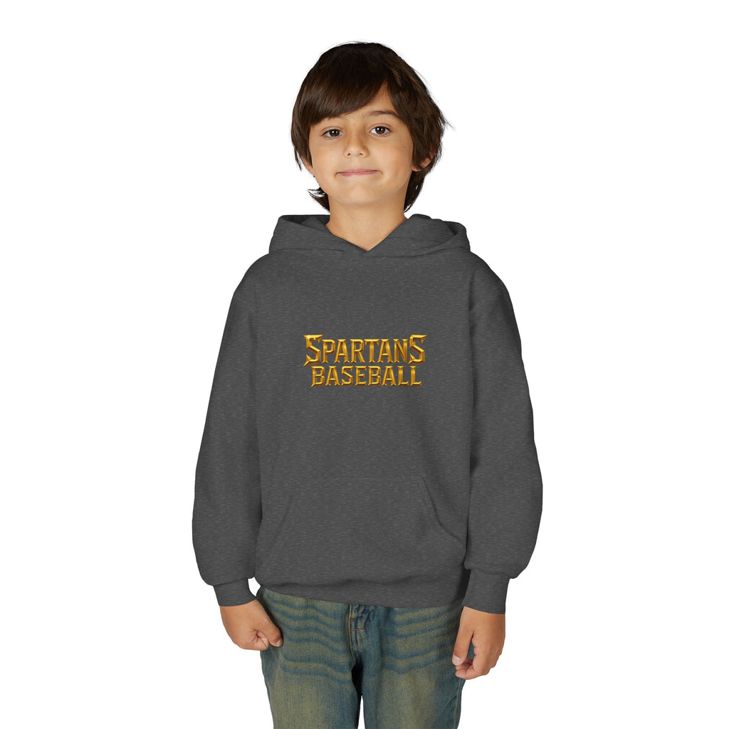 Spartans Signature Youth Hoodie-Gold Logo