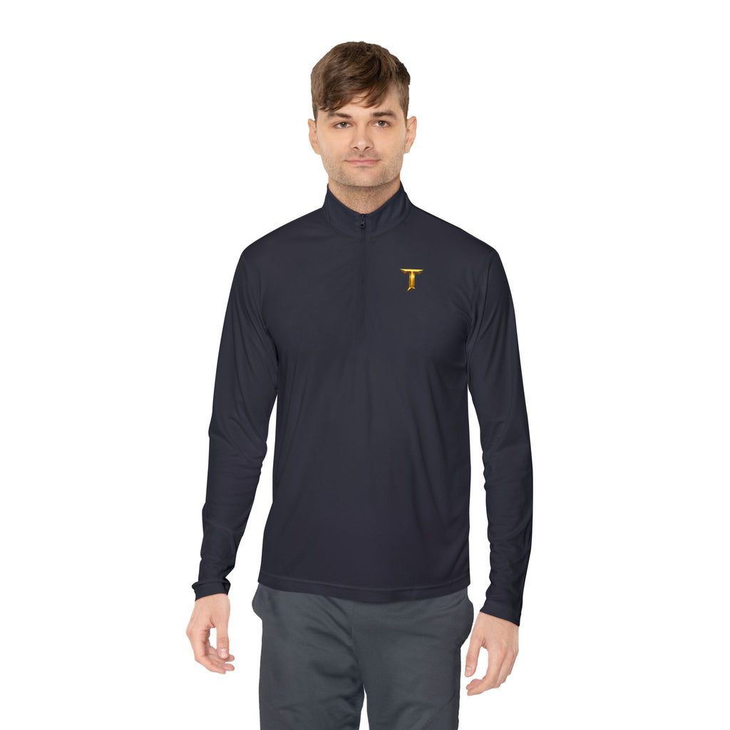 Titans Quarter-Zip Pullover-Gold T