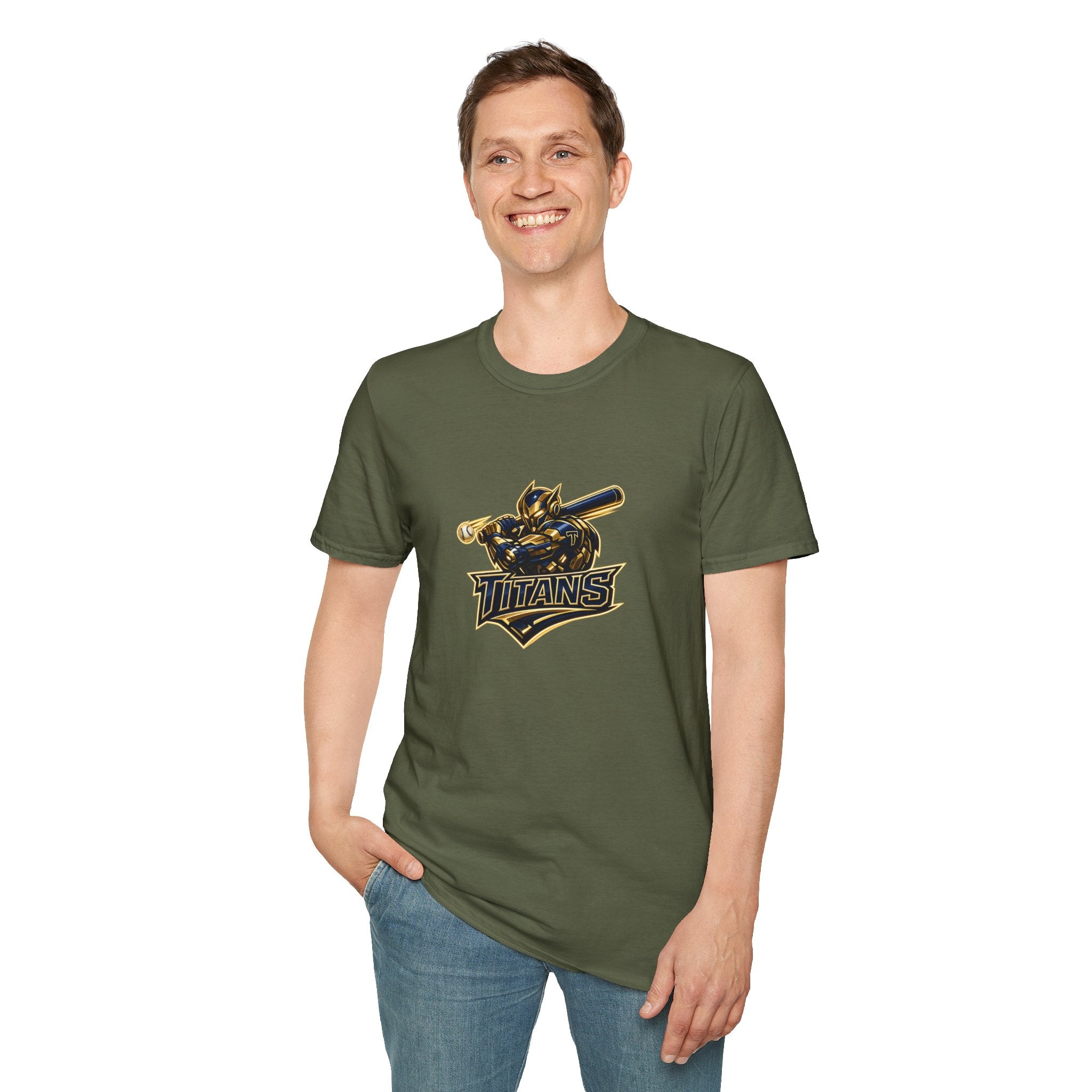 Titans Baseball Prime Logo Adult T-Shirt
