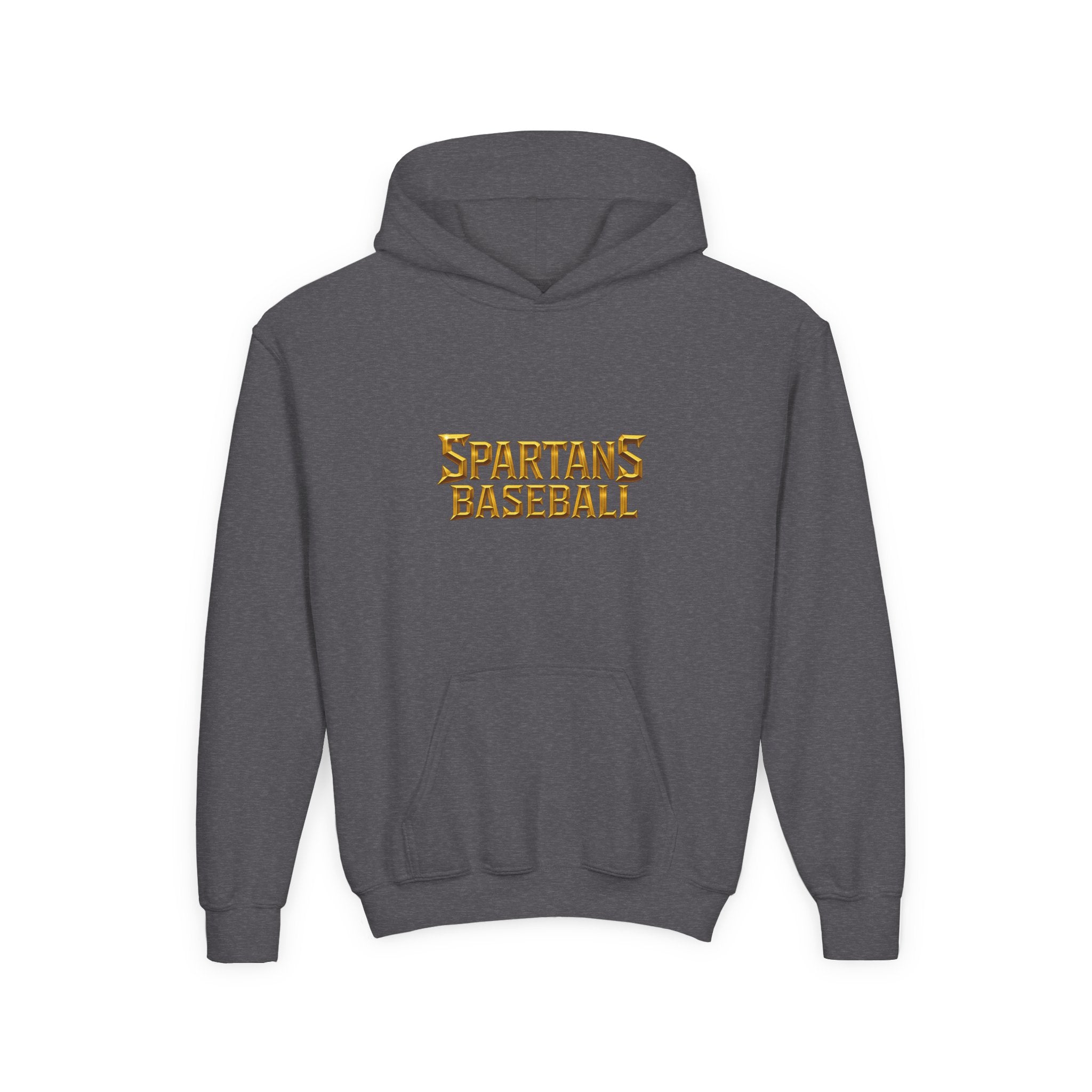 Spartans Signature Youth Hoodie-Gold Logo