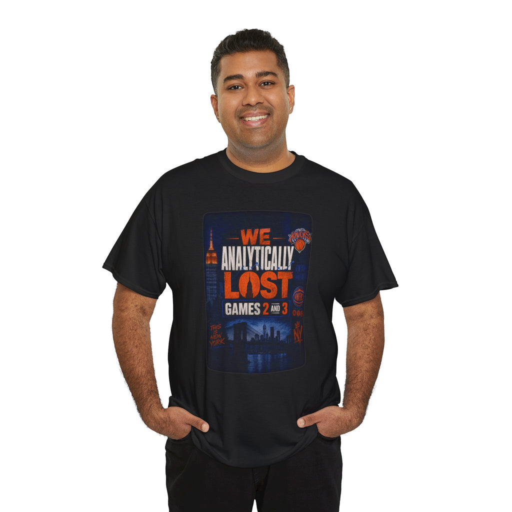 New York Knicks "We Analytically Lost Games 2 & 3" T-Shirt