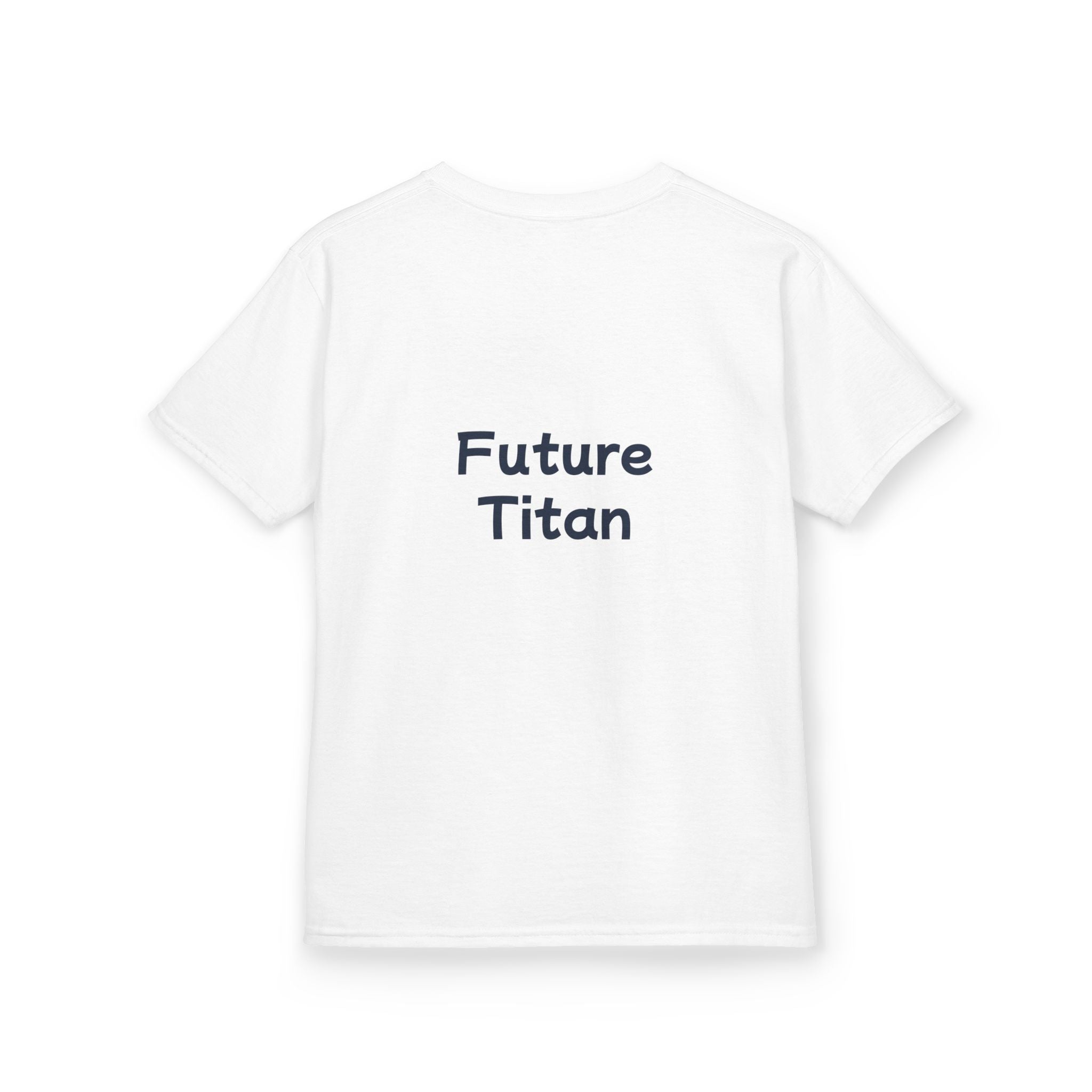 Titans Prime Youth Tee-Navy 'Future Titan' Back Print