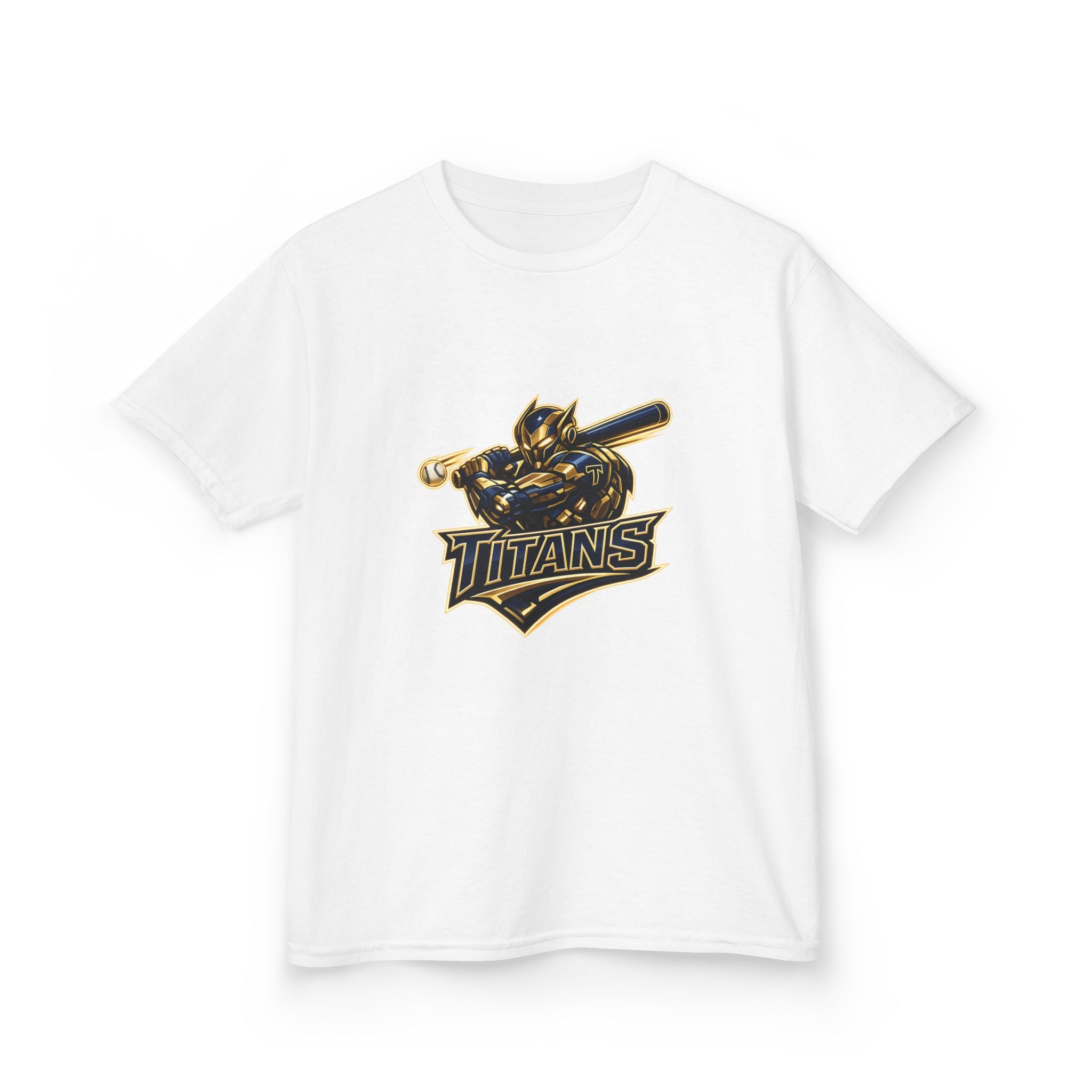 Titans Prime Youth Tee-Navy 'Future Titan' Back Print