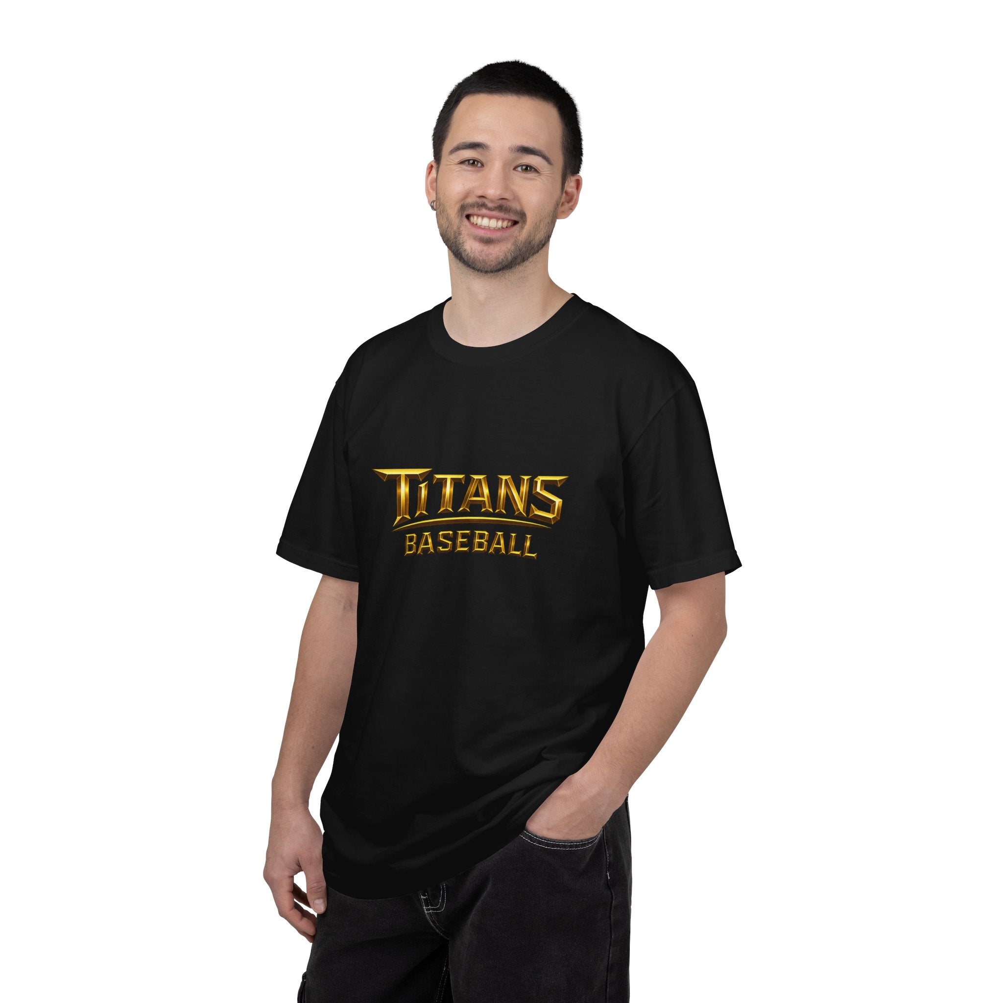 Titans Signature Men's T-Shirt-Gold Logo "Command The Game"