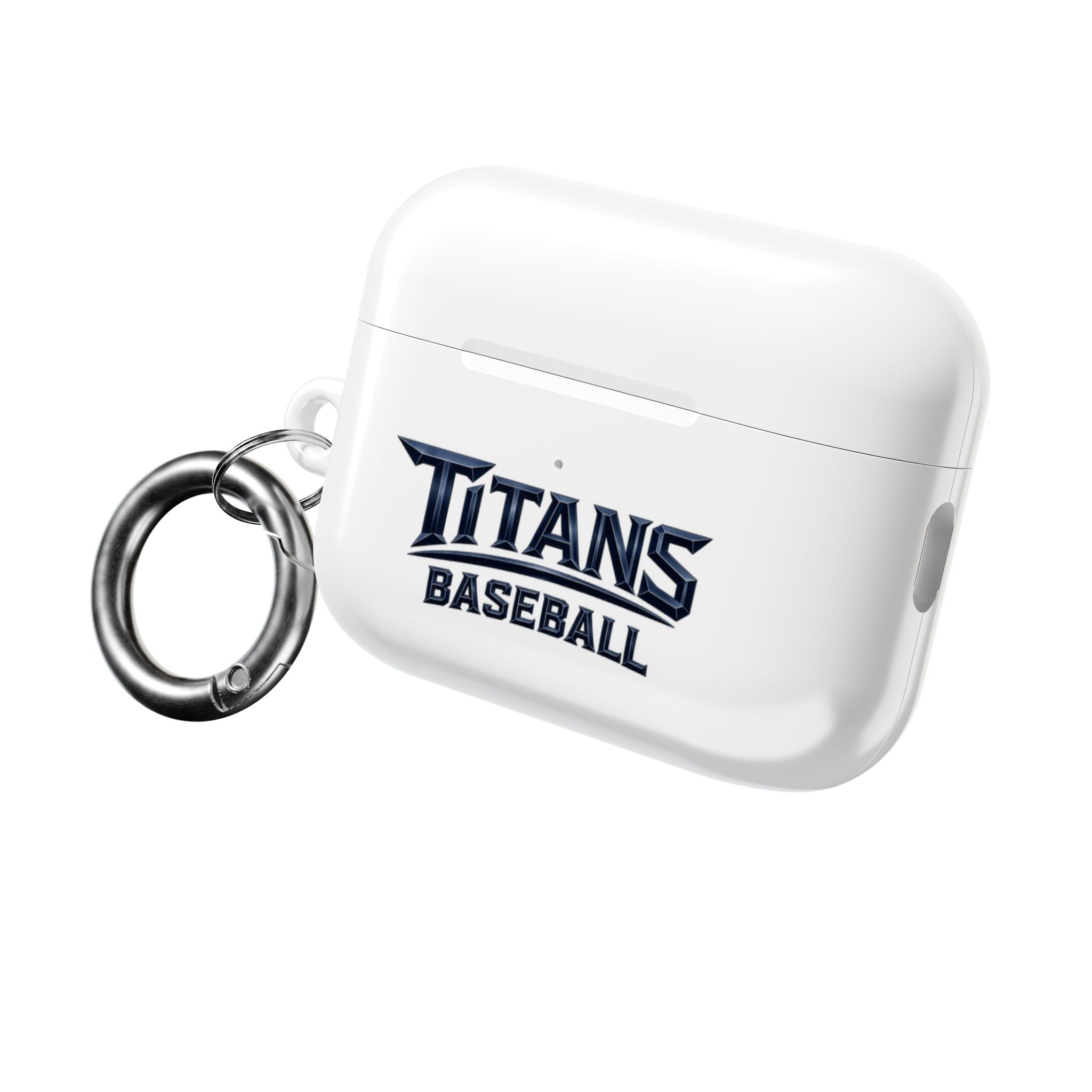 Titans Signature AirPod Case-Navy Logo