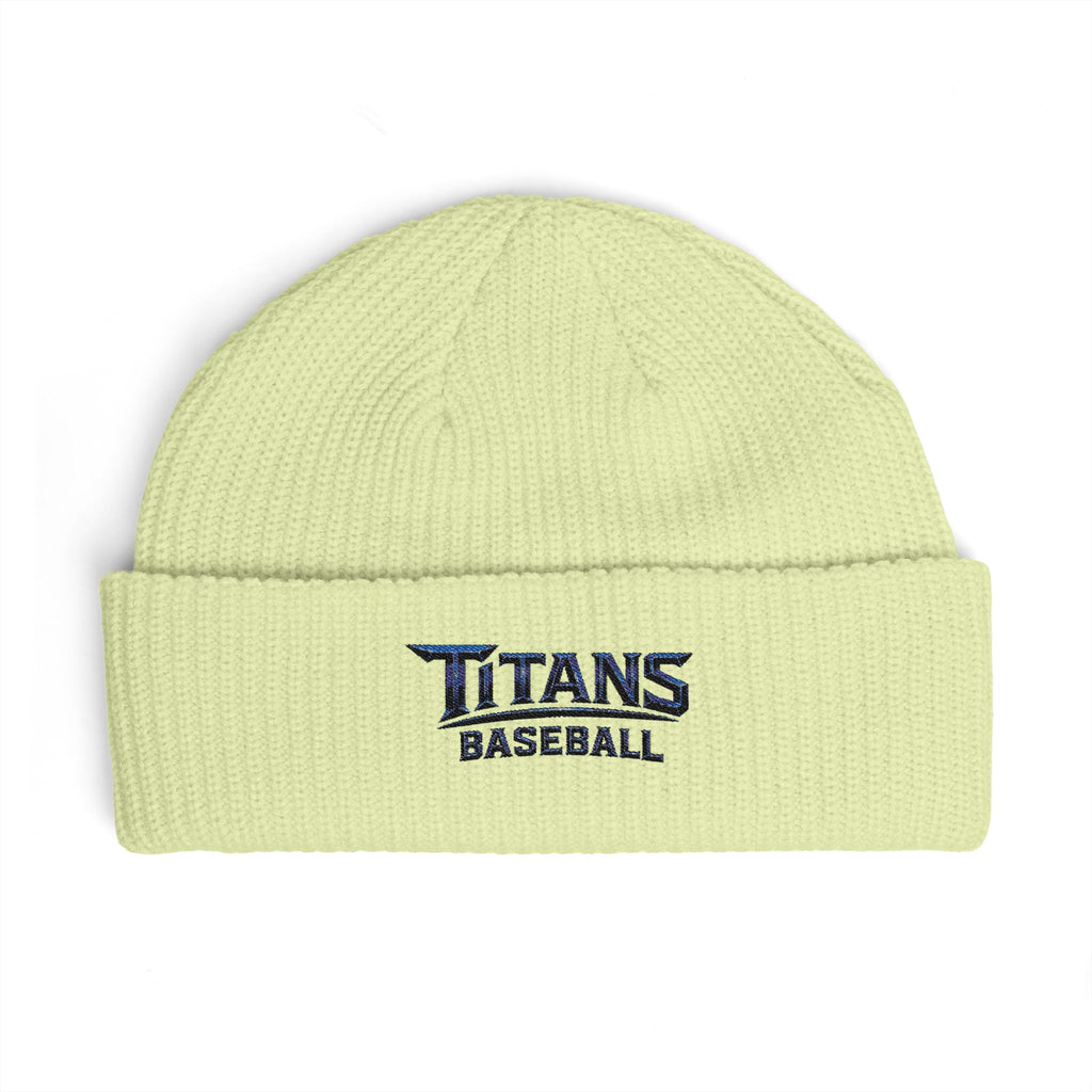 Titans Signature Cuff Beanie-Navy Logo
