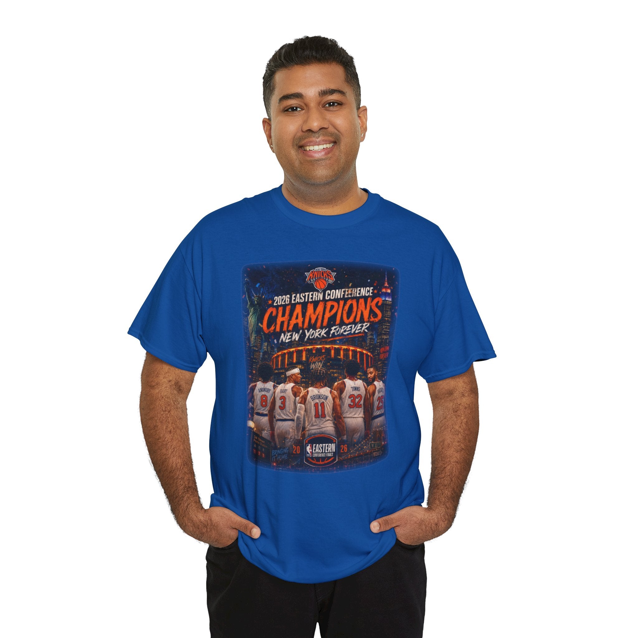 New York Knicks Starting 5 Eastern Conference Finals T-Shirt