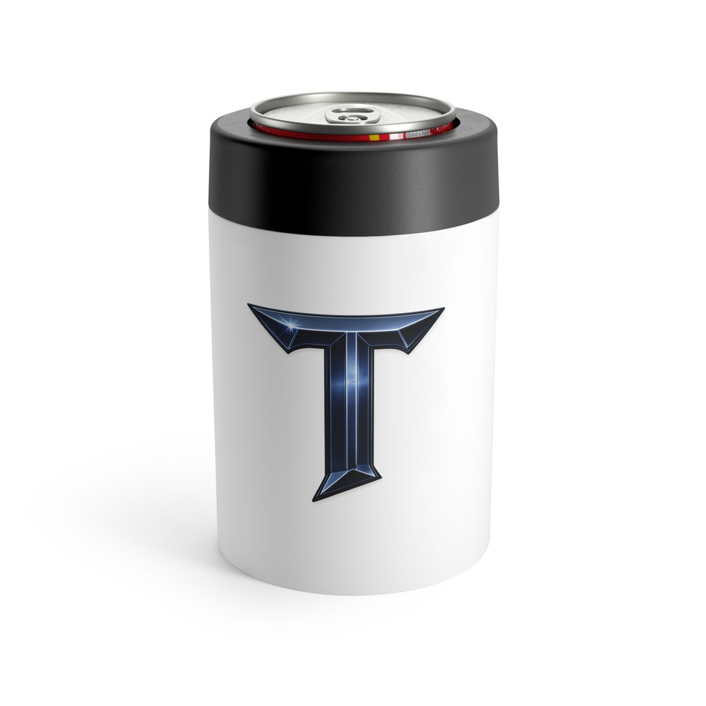 Titans Can Cooler-White Navy T