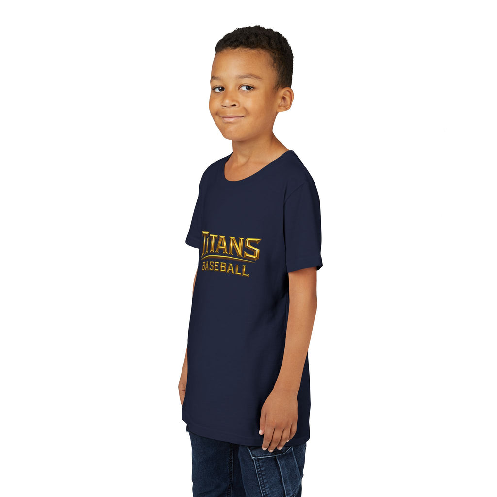 Titans Signature Youth Tee-Gold Logo