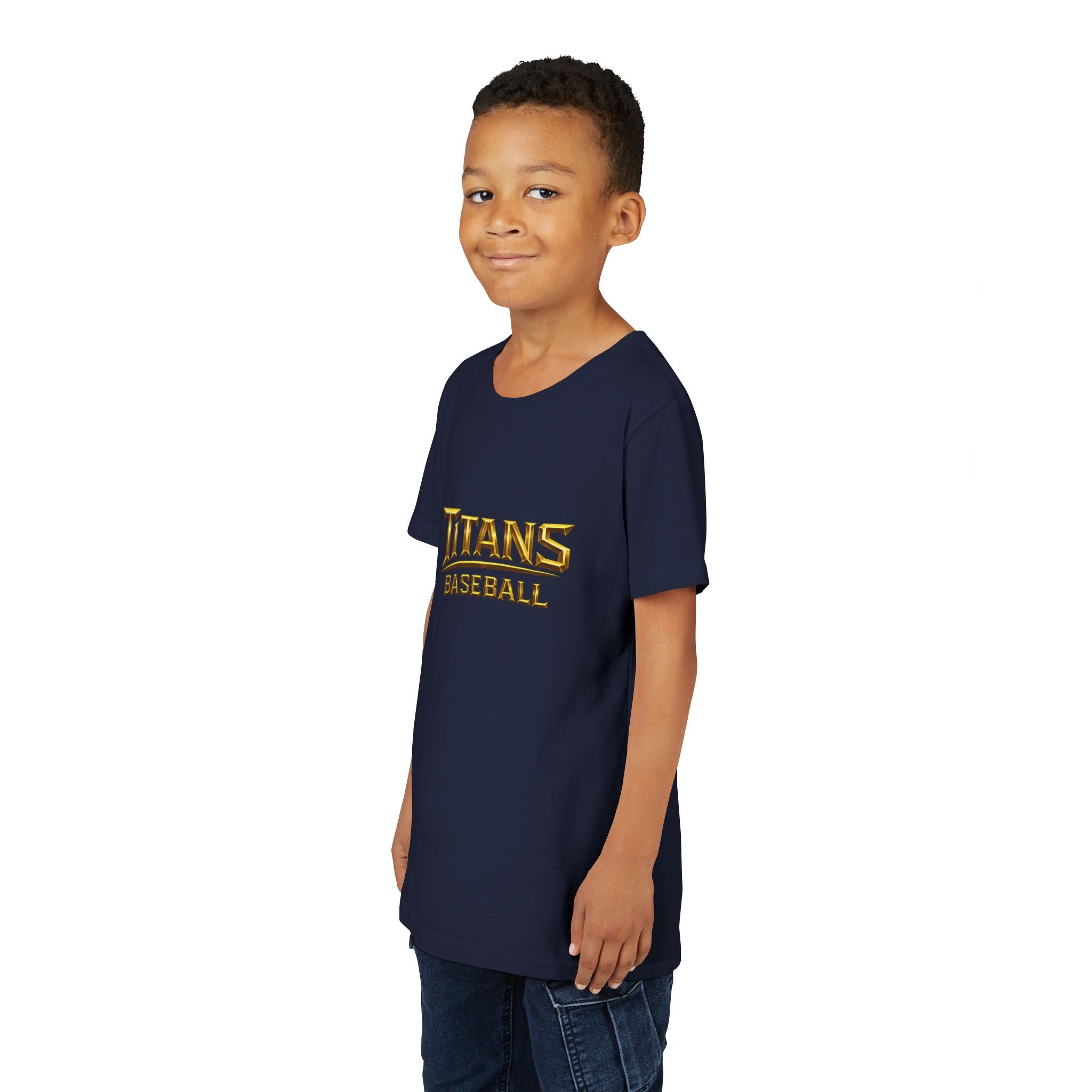 Titans Signature Youth Tee-Gold Logo