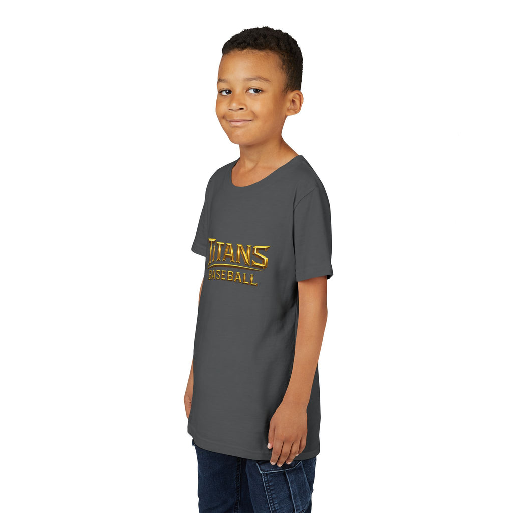 Titans Signature Youth Tee-Gold Logo