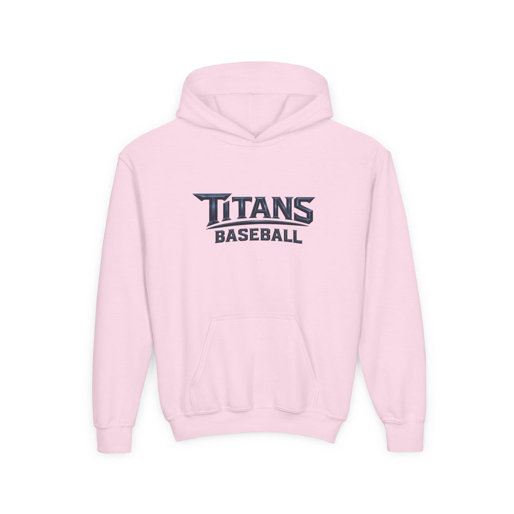 Titans Signature Youth Hoodie-Blue Logo
