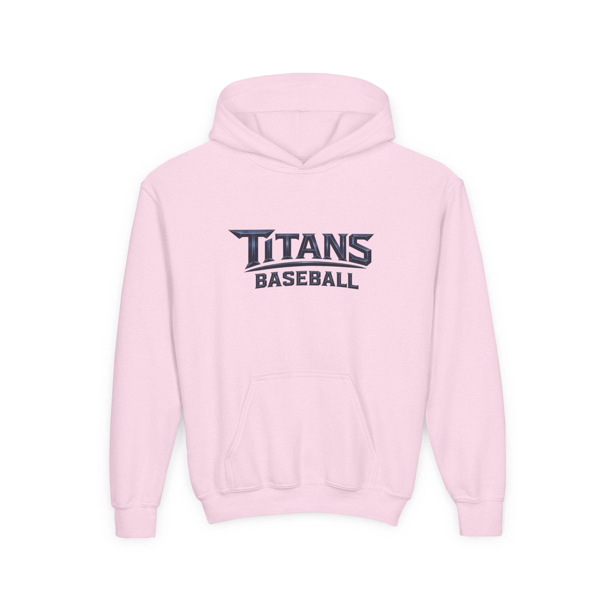 Titans Signature Youth Hoodie-Blue Logo
