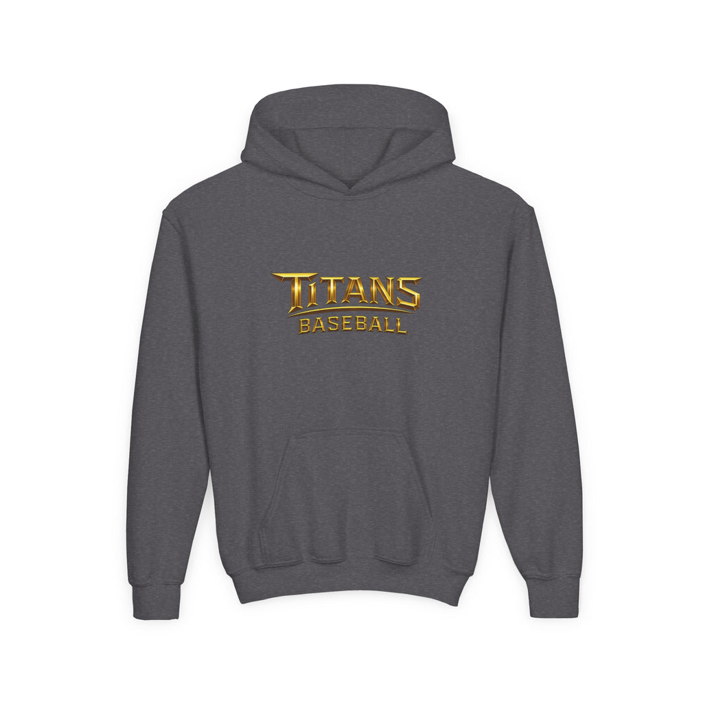 Titans Signature Youth Hoodie-Gold Logo