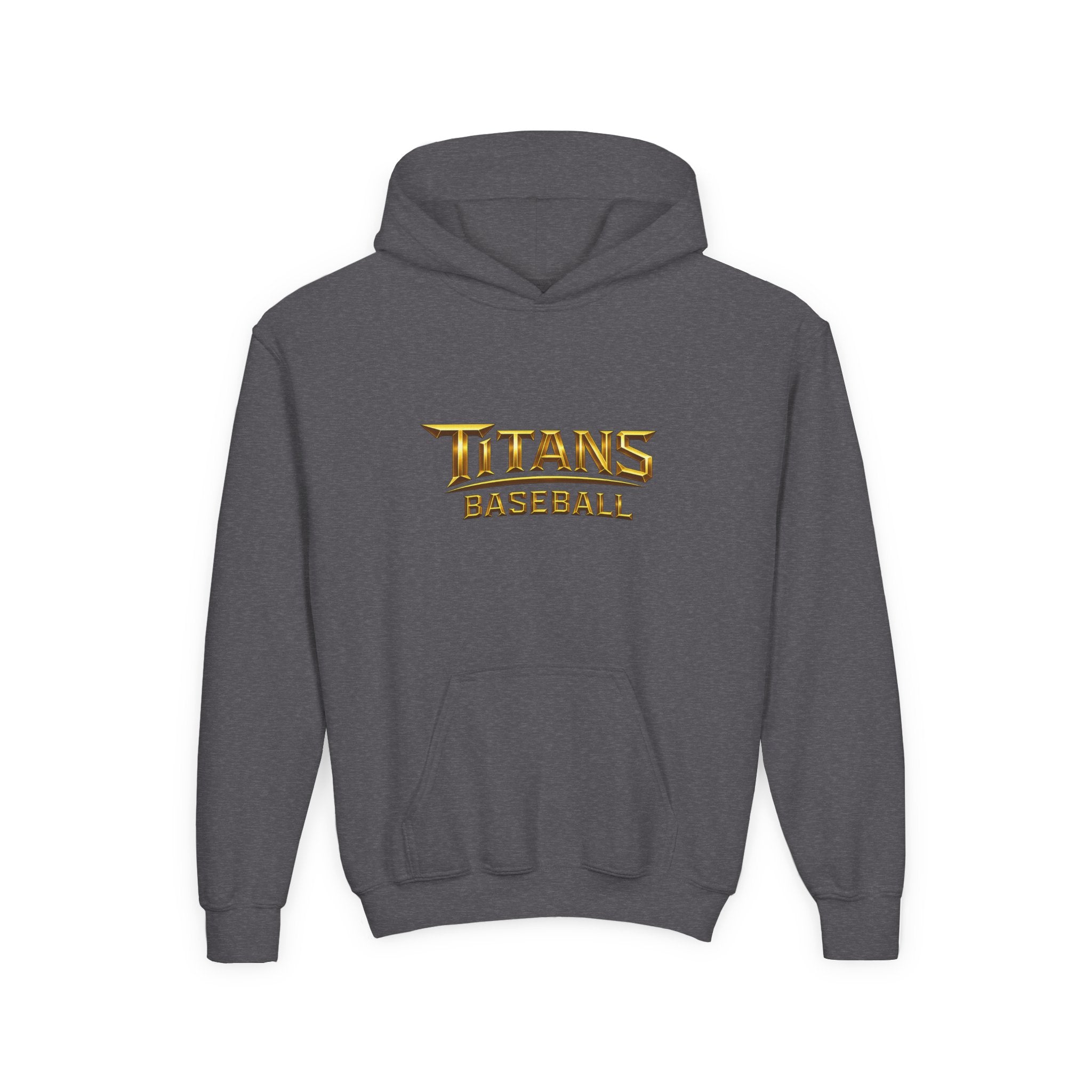 Titans Signature Youth Hoodie-Gold Logo