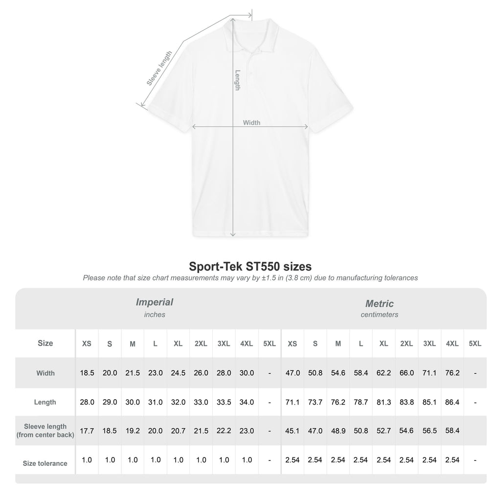 Titans Signature Men's Performance Polo-Gold Logo