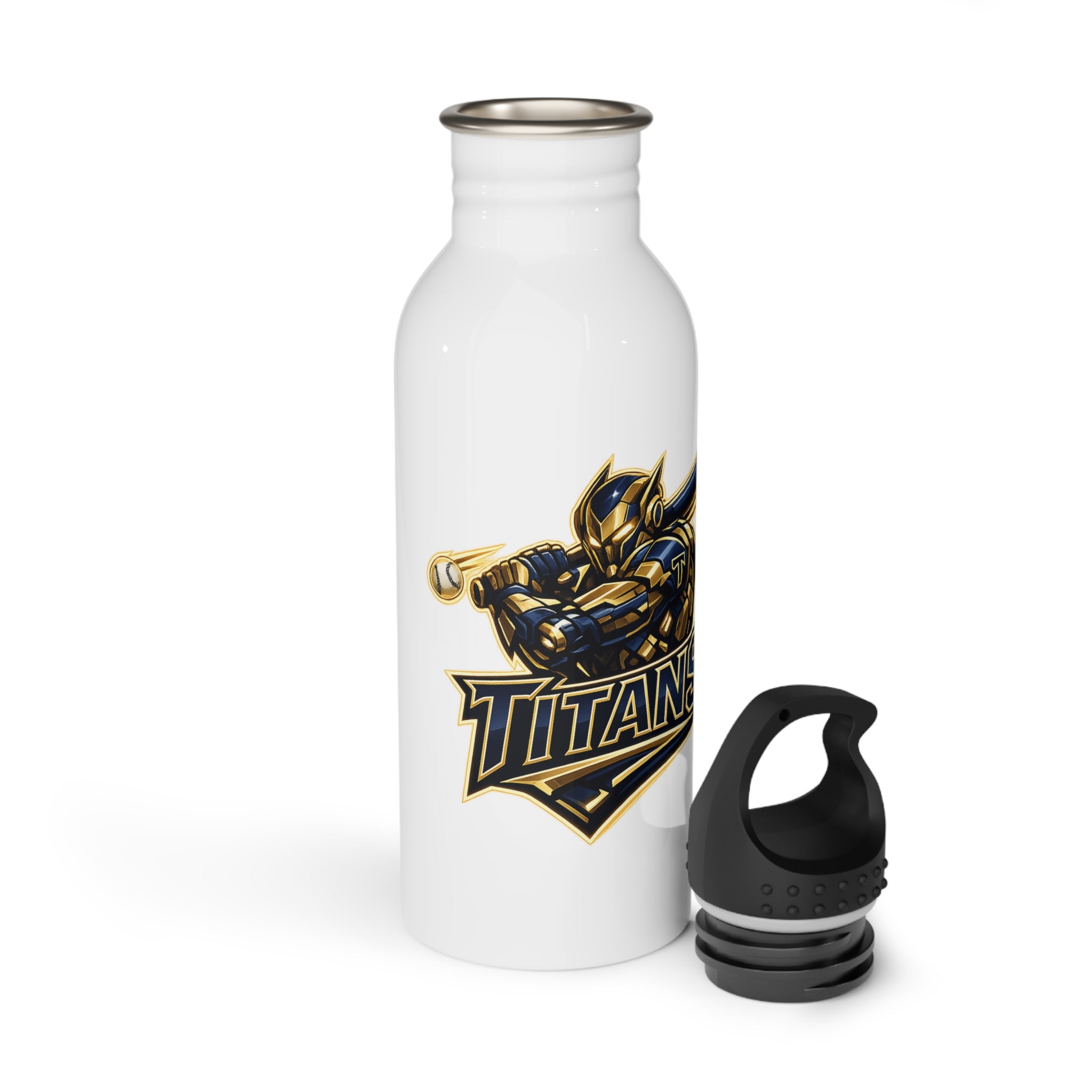 Titans Prime Stainless Steel Water Bottle-White