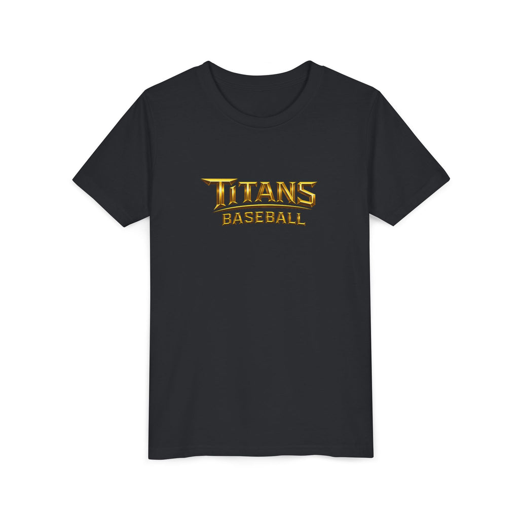 Titans Signature Youth Tee-Gold Logo "Command The Game"