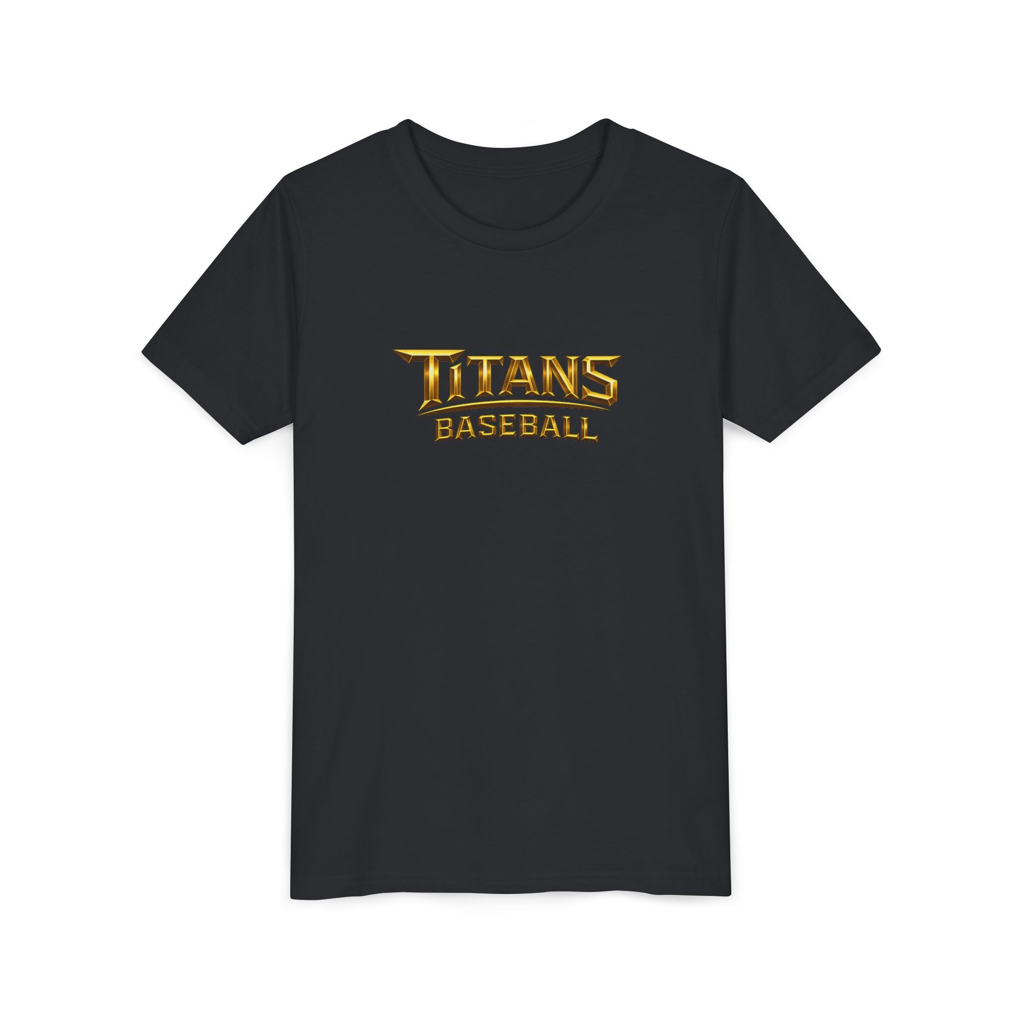 Titans Signature Youth Tee-Gold Logo "Command The Game"