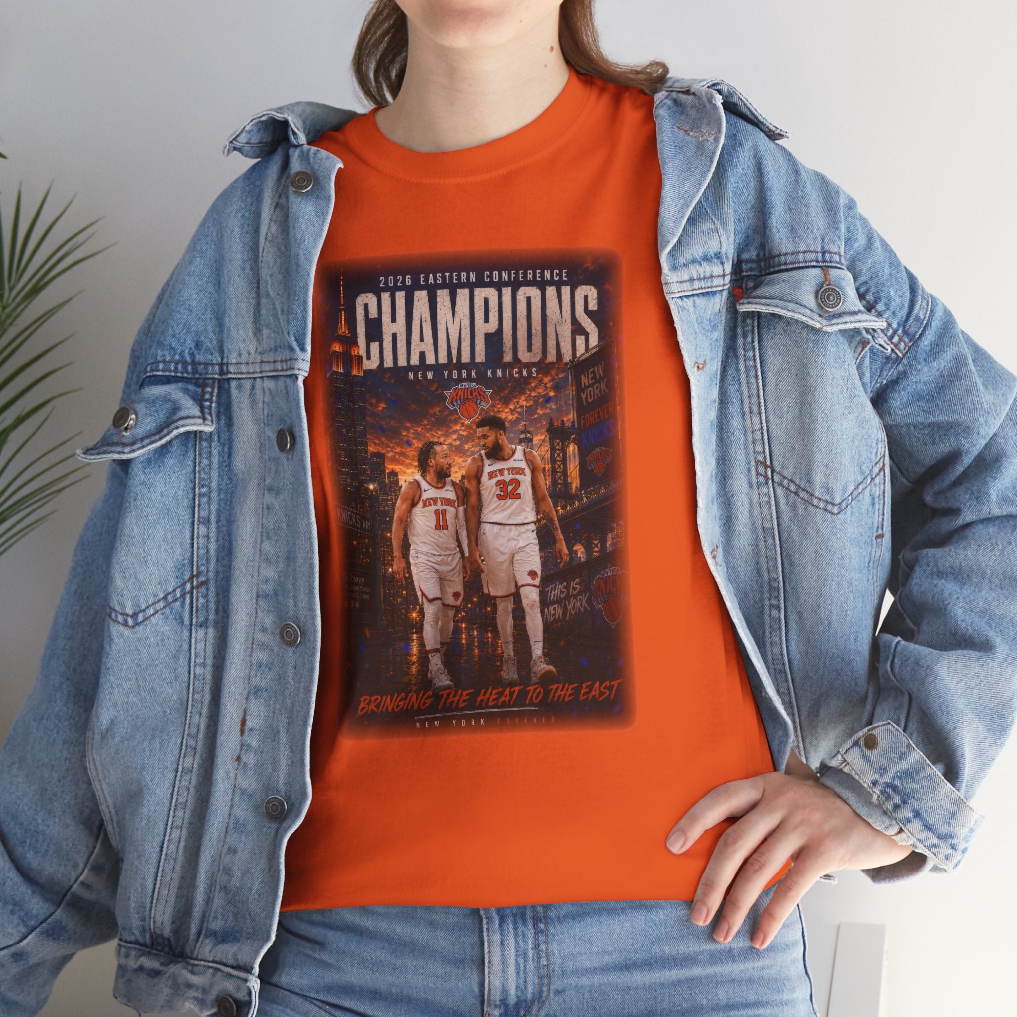 New York Knicks Jalen Brunson and Karl-Anthony Towns T-Shirt