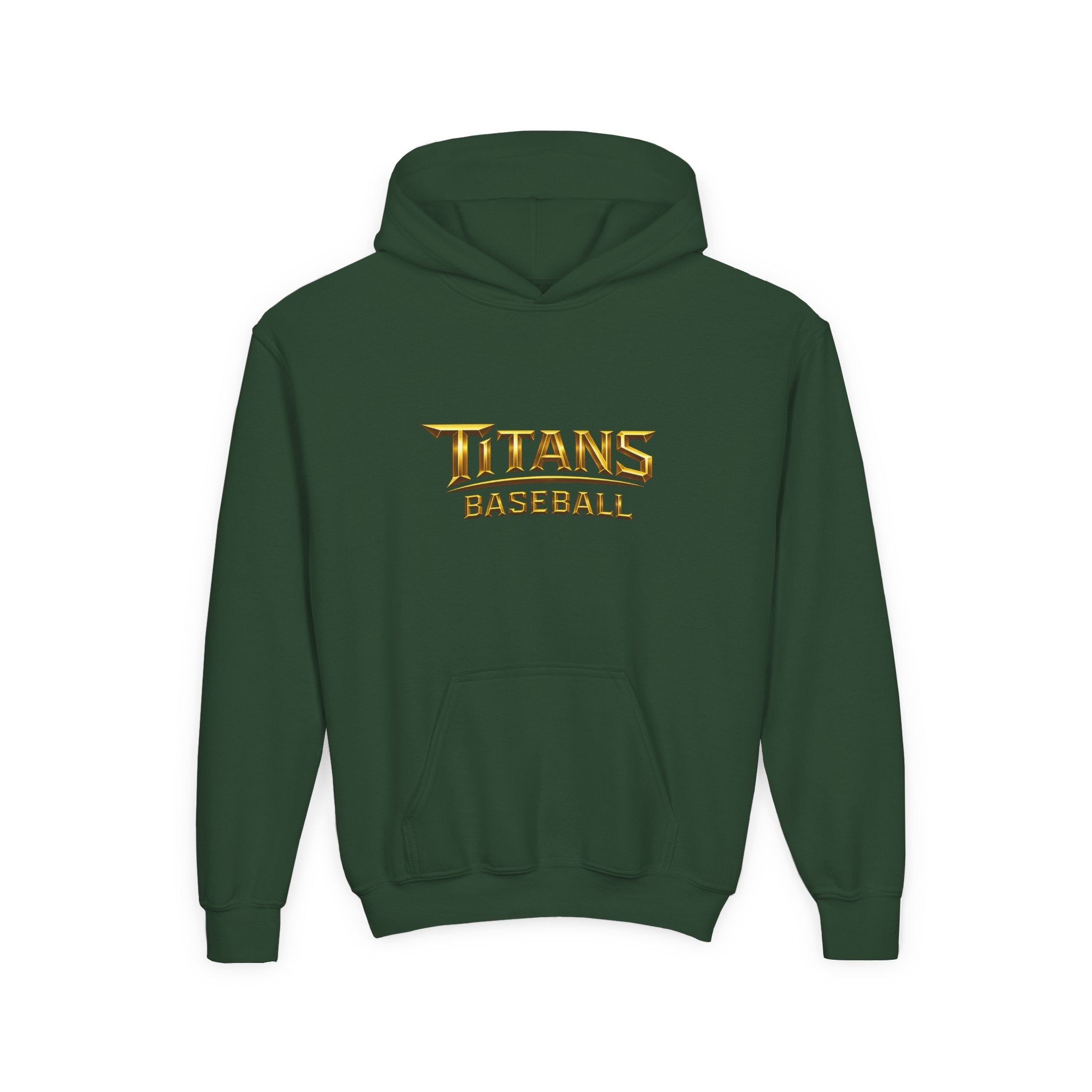Titans Signature Youth Hoodie-Gold Logo