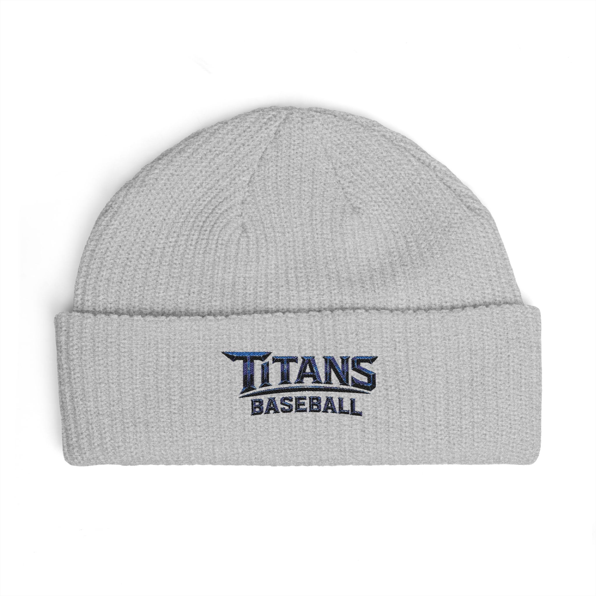 Titans Signature Cuff Beanie-Navy Logo