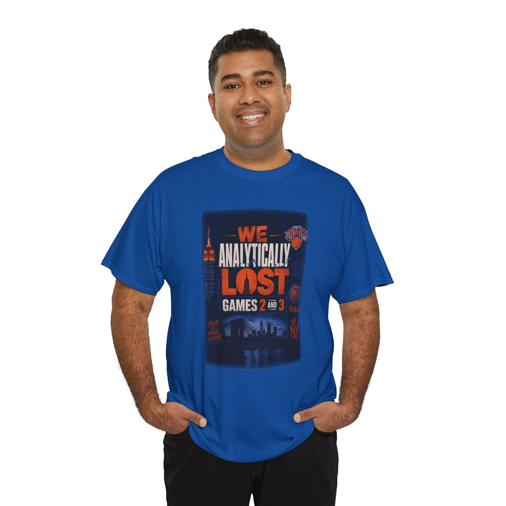 New York Knicks "We Analytically Lost Games 2 & 3" T-Shirt