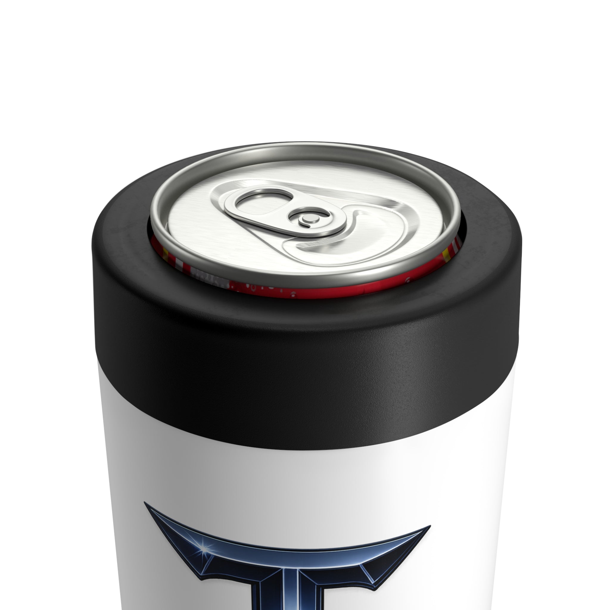 Titans Can Cooler-White Navy T