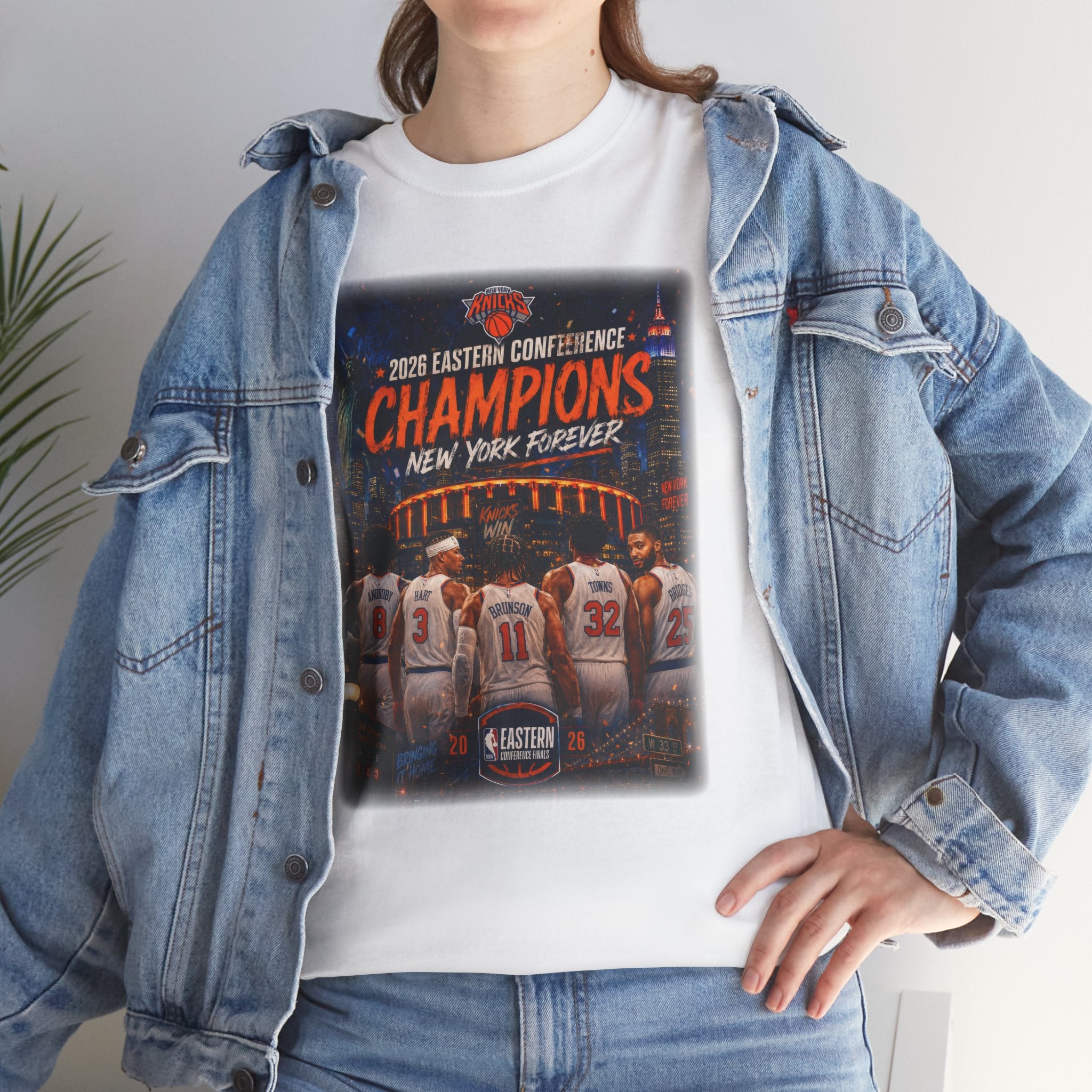 New York Knicks Starting 5 Eastern Conference Finals T-Shirt
