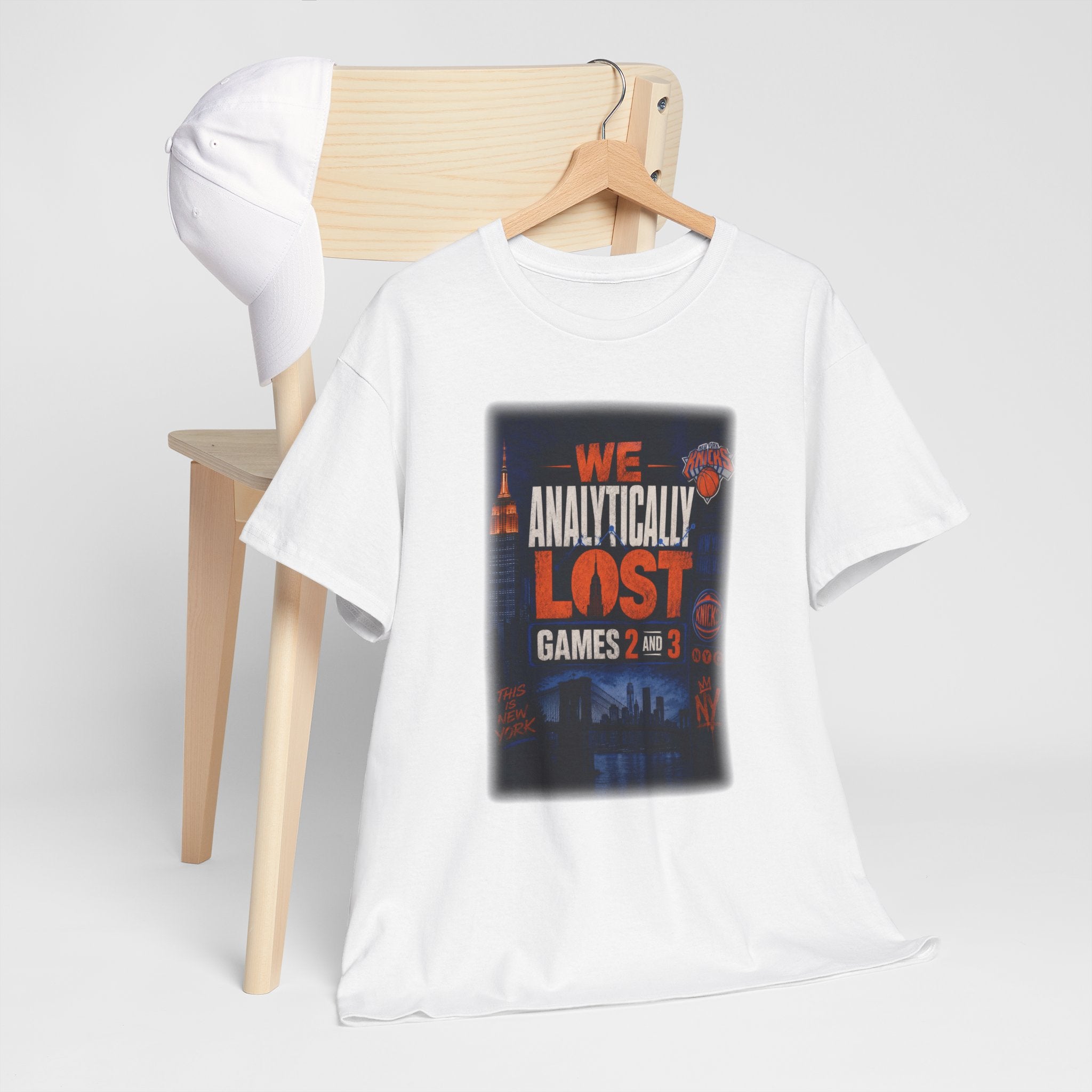 New York Knicks "We Analytically Lost Games 2 & 3" T-Shirt