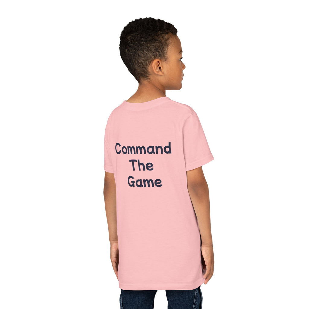 Titans Signature Youth Tee-Navy Logo "Command The Game"