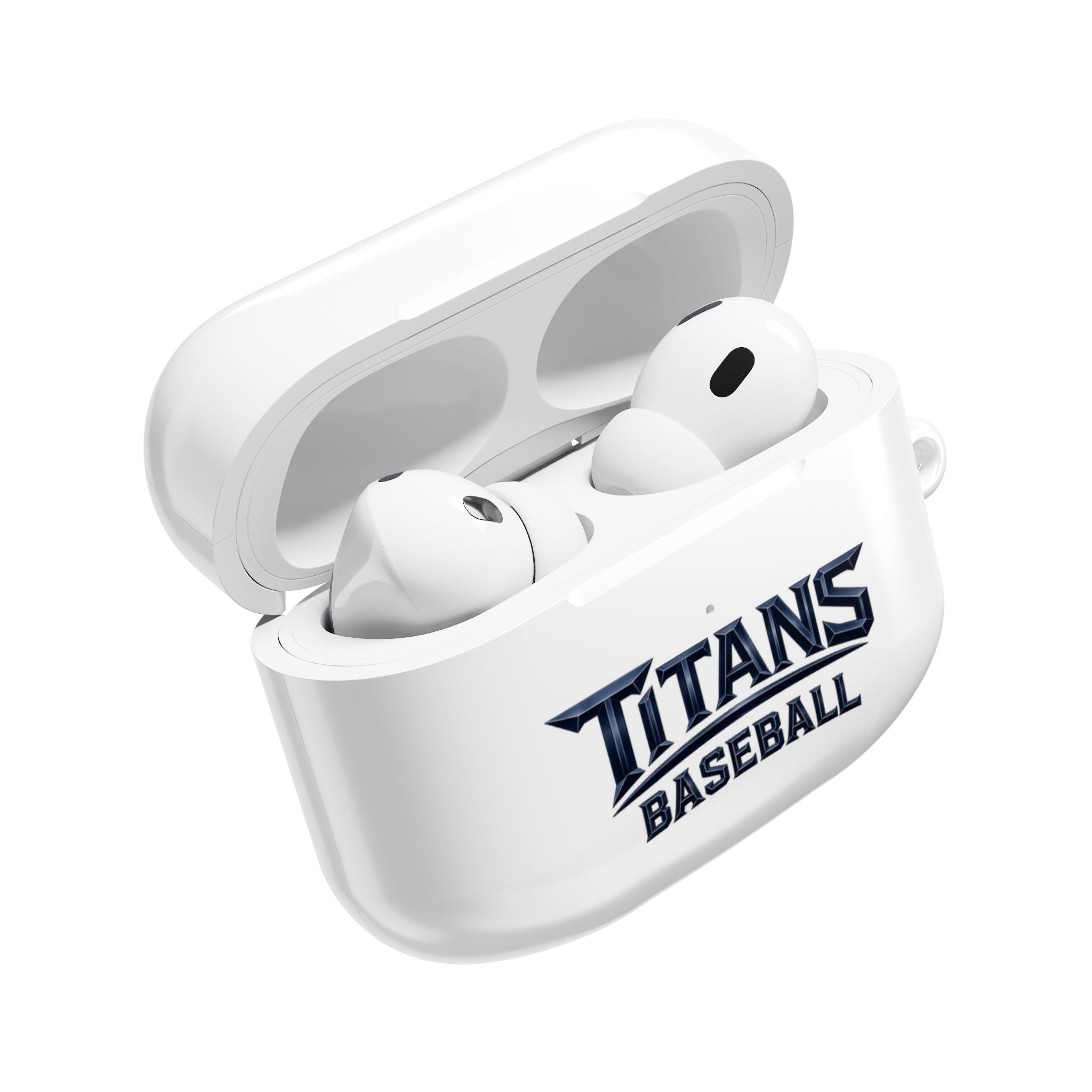 Titans Signature AirPod Case-Navy Logo