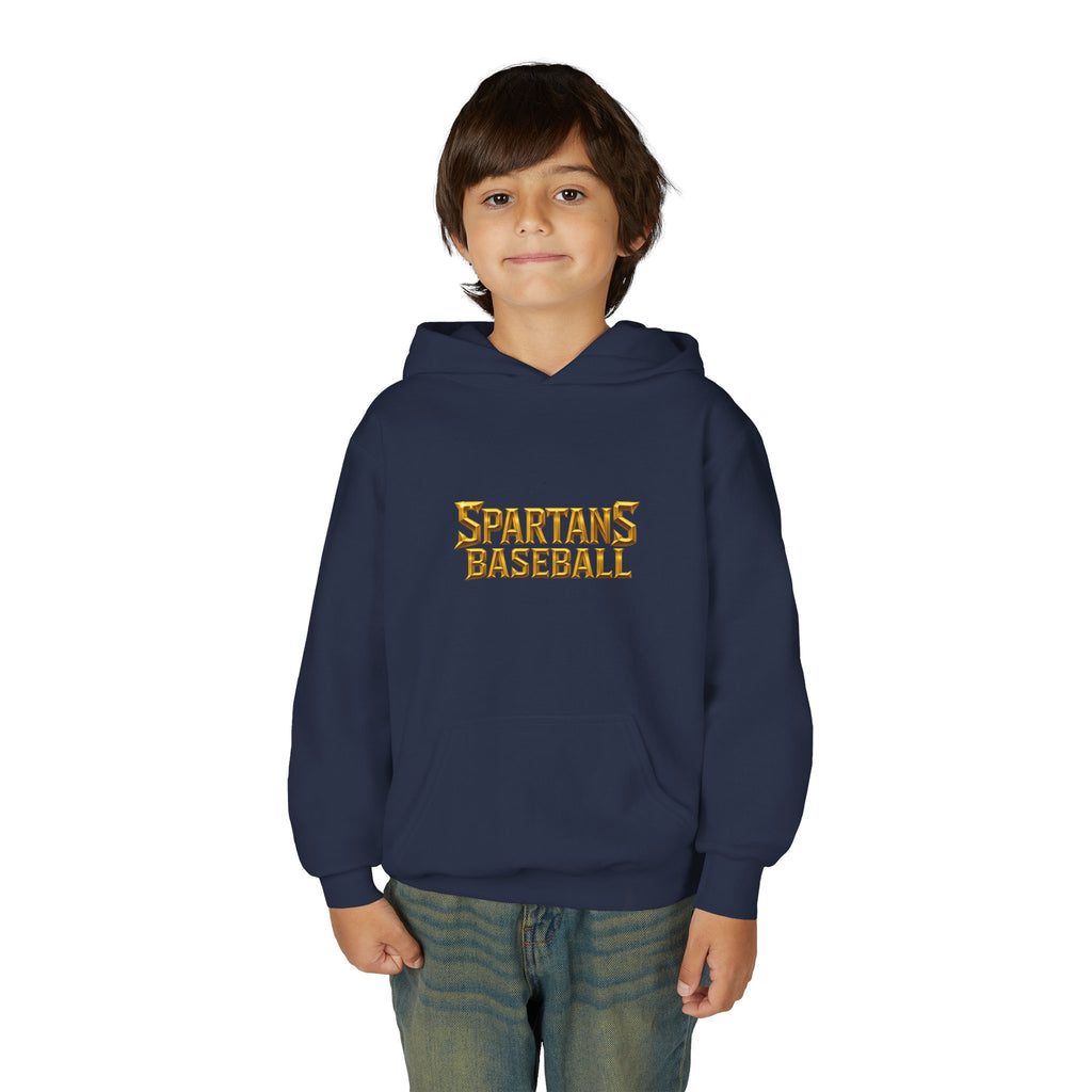 Spartans Signature Youth Hoodie-Gold Logo