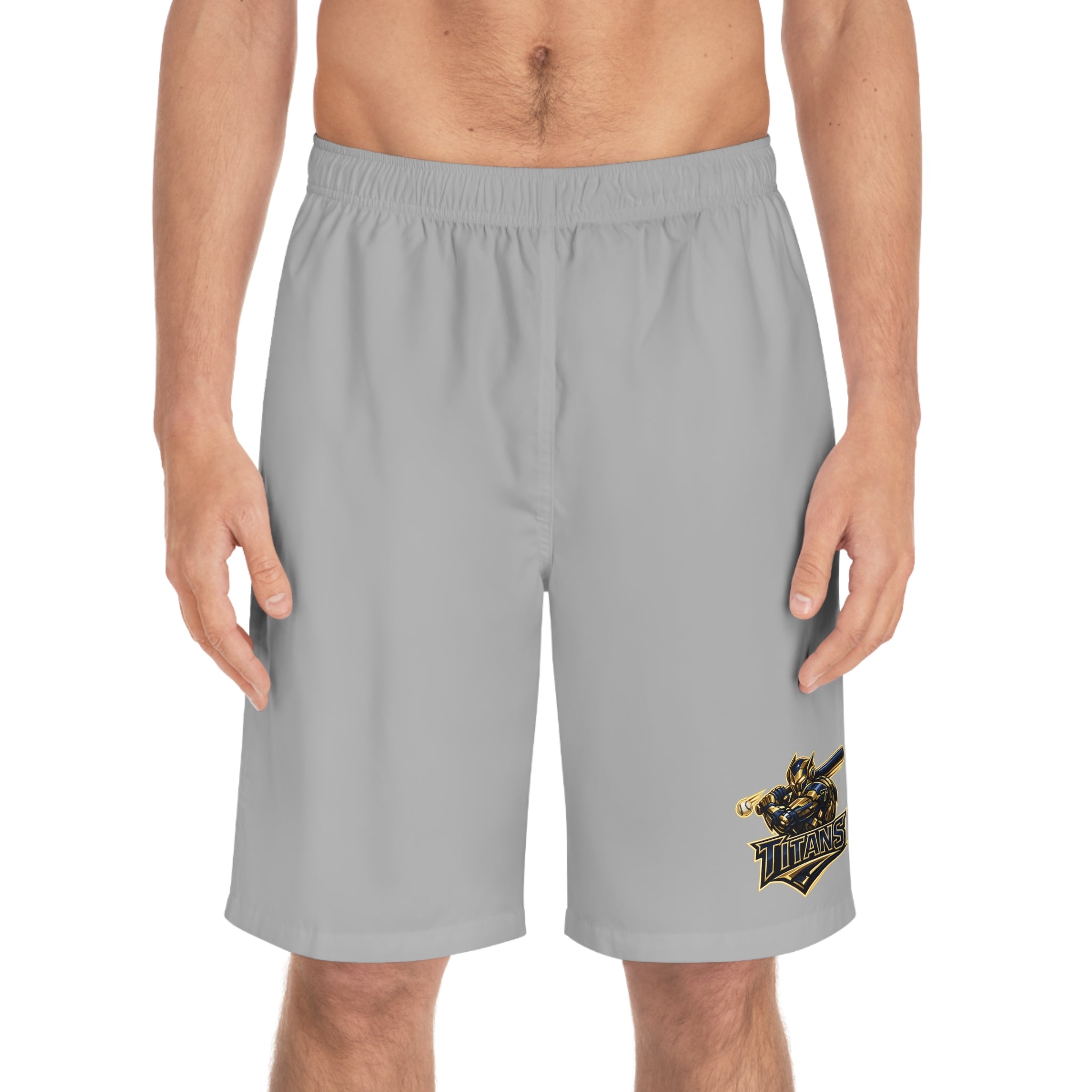 Titans Prime Men's Board Shorts-Gray
