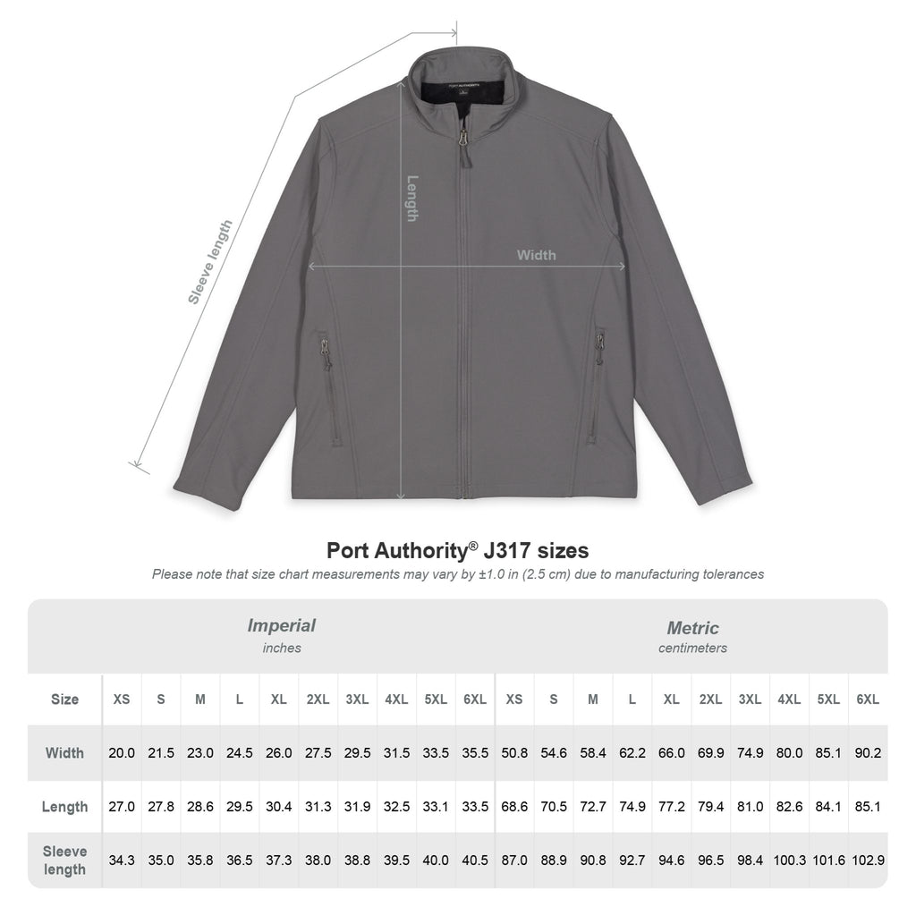 Titans Signature Embroidered Men's Soft Shell Jacket-Gold Logo