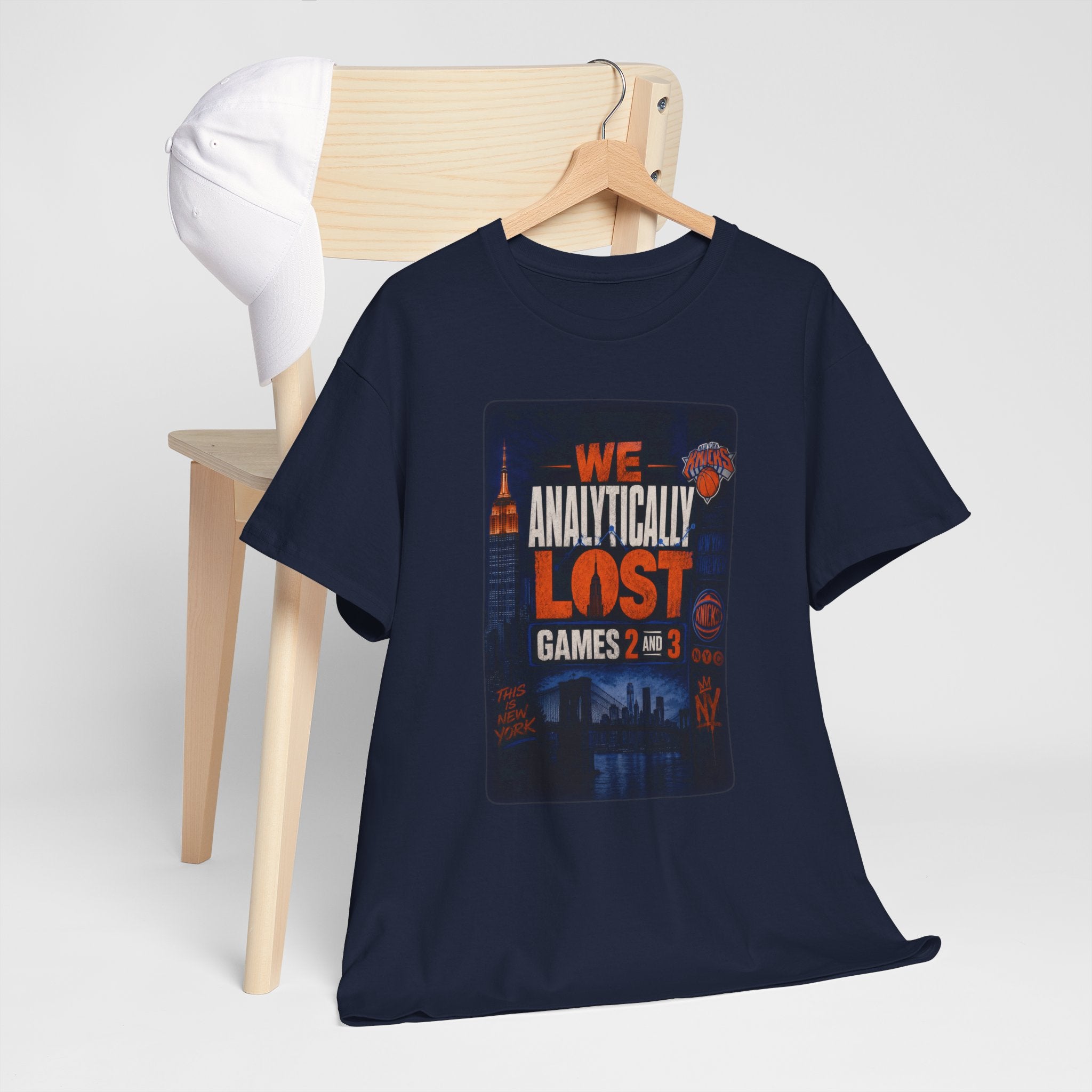 New York Knicks "We Analytically Lost Games 2 & 3" T-Shirt