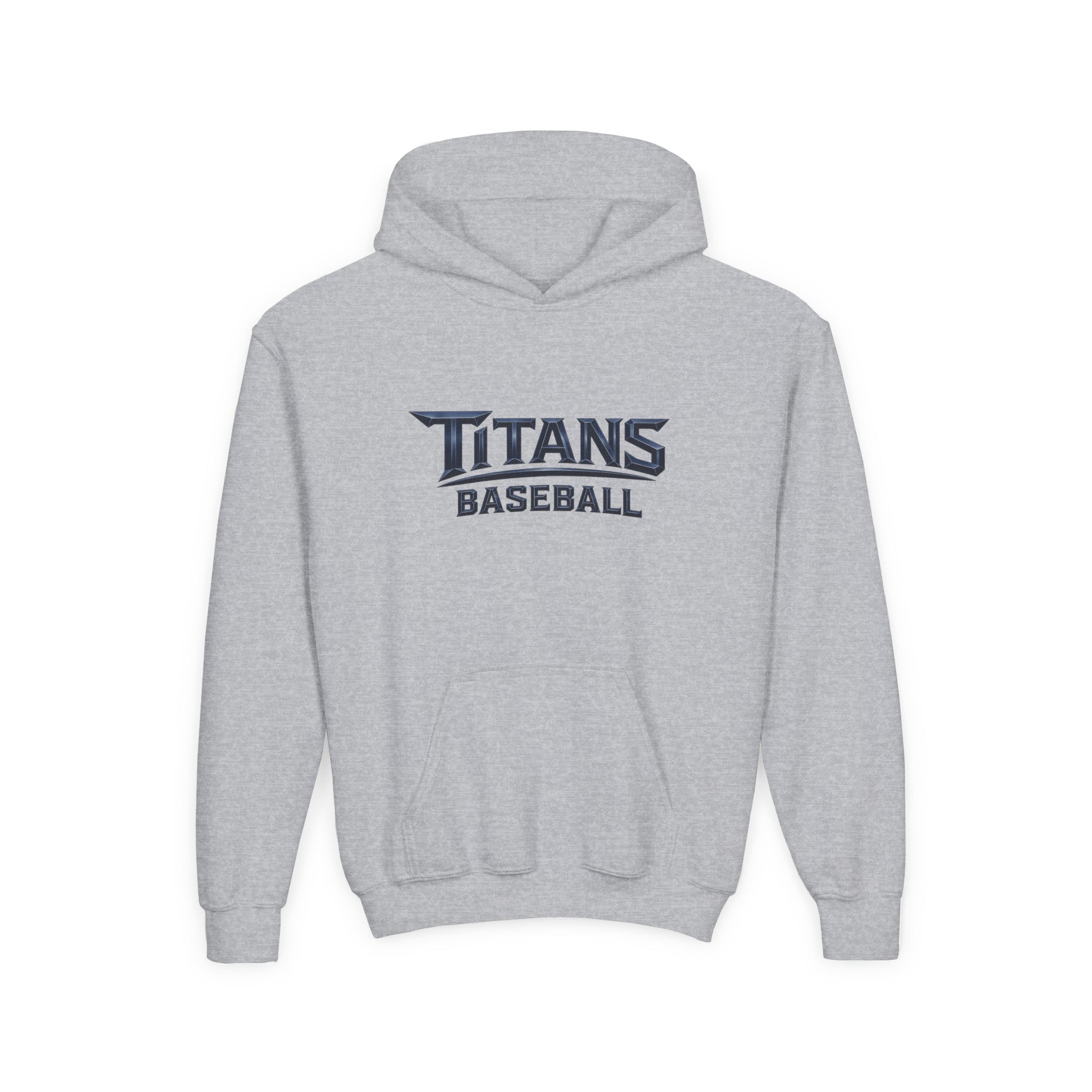 Titans Signature Youth Hoodie-Blue Logo