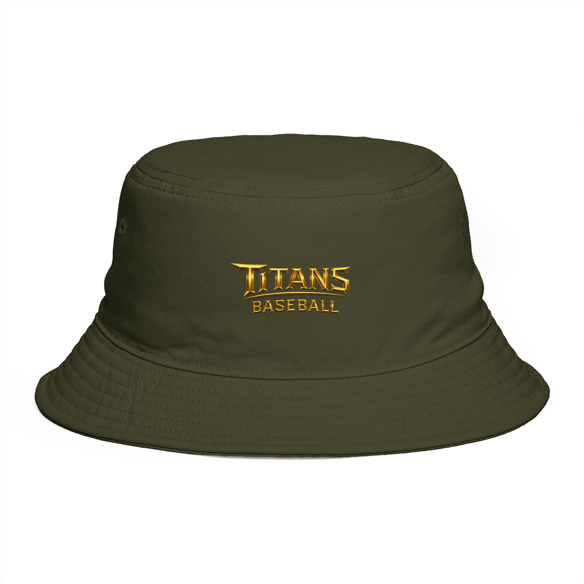 Titans Signature Embroidered Bucket Hat-Gold Logo