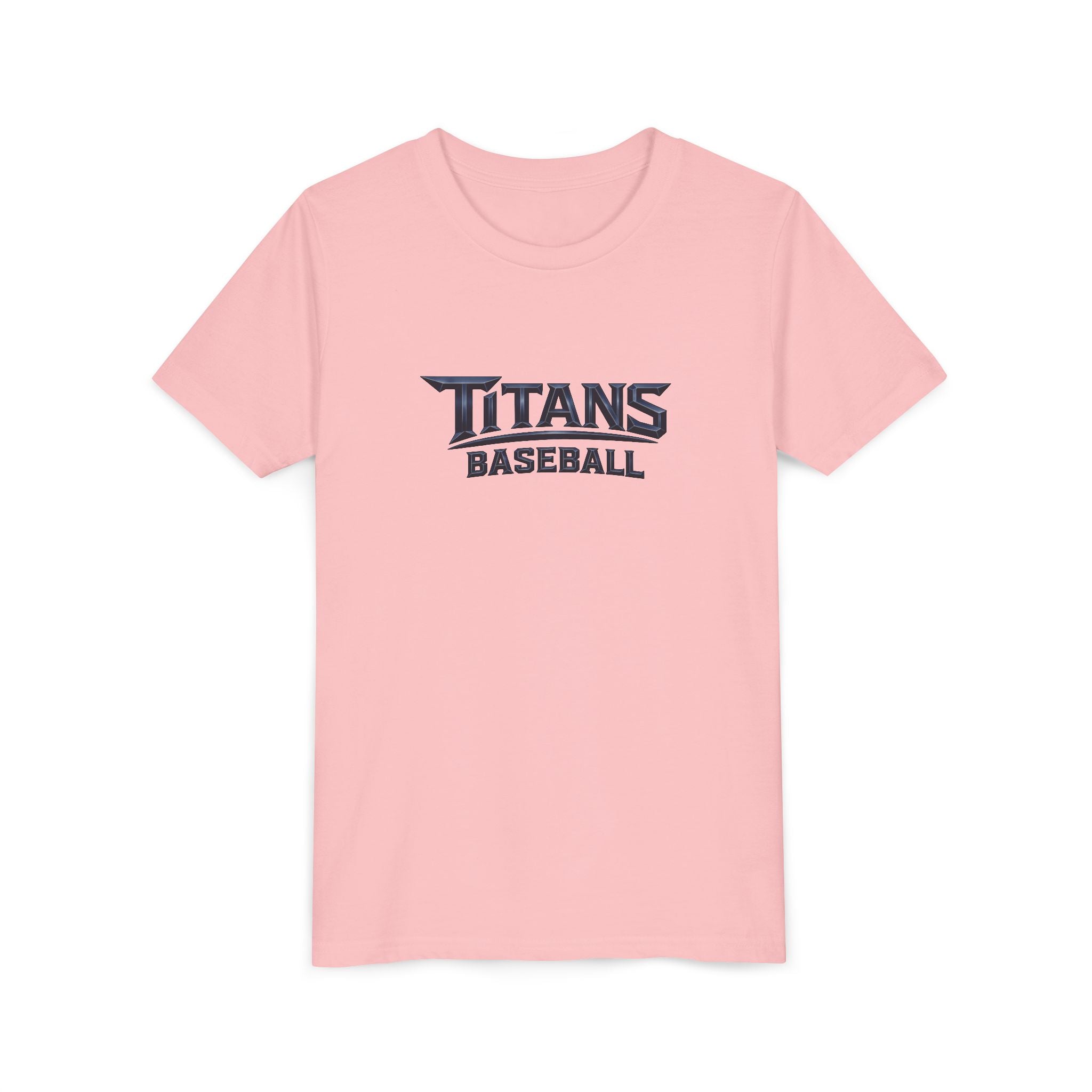 Titans Signature Youth Tee-Navy Logo "Command The Game"