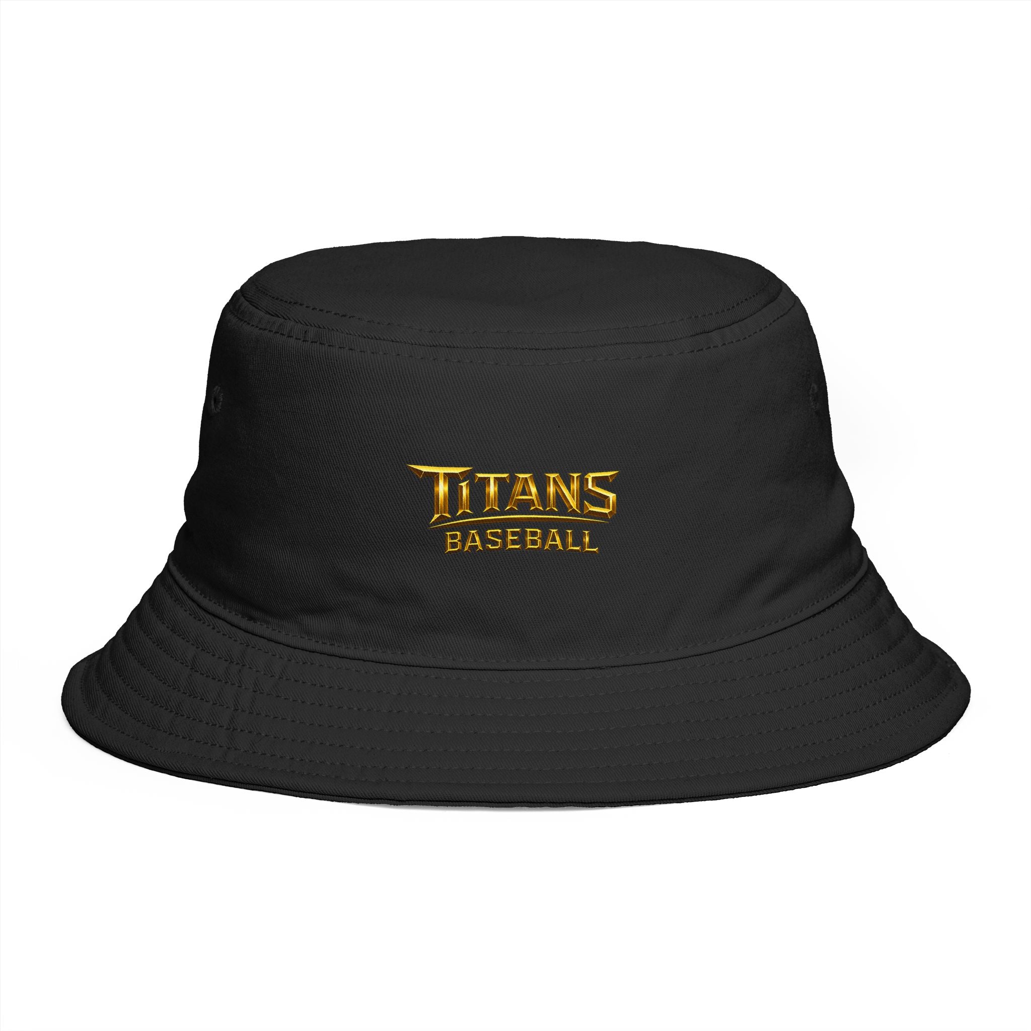 Titans Signature Embroidered Bucket Hat-Gold Logo