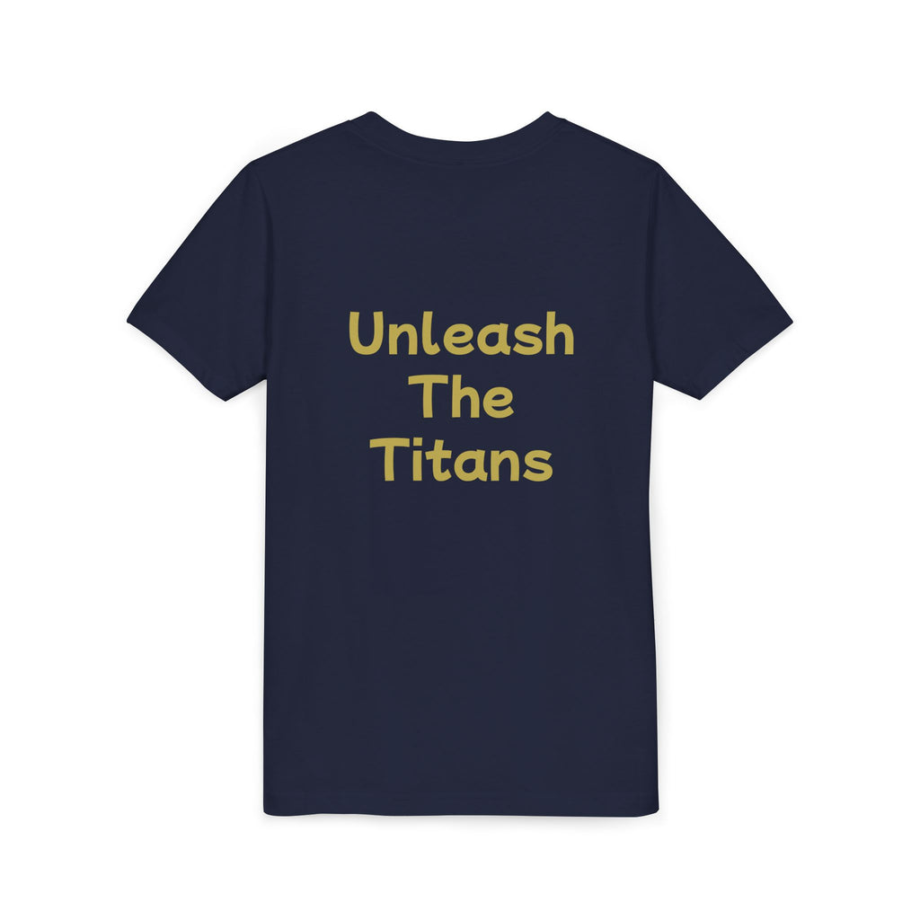 Titans Prime Youth Tee-Gold "Unleash The Titans"