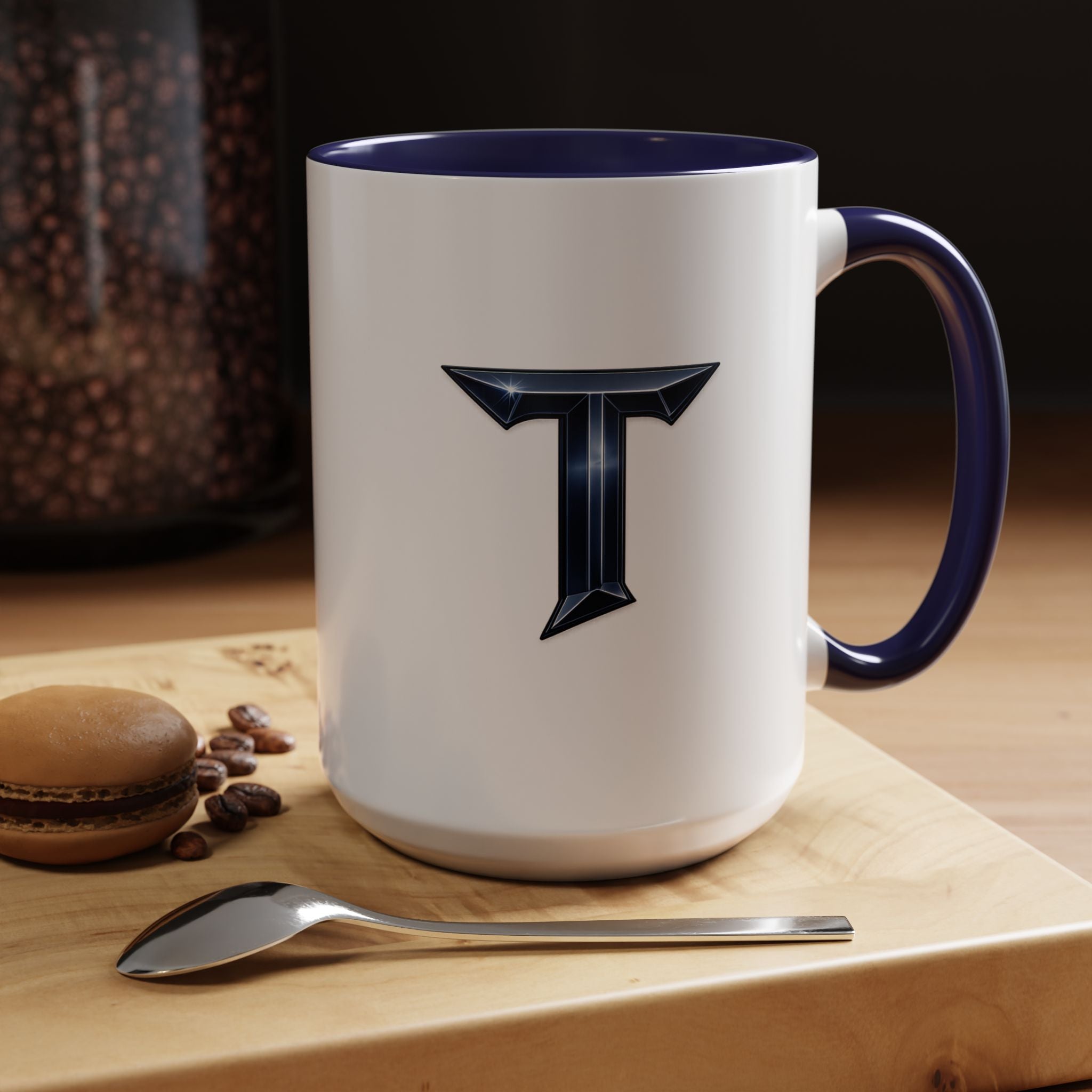 Titans Coffee Mug -White Navy T