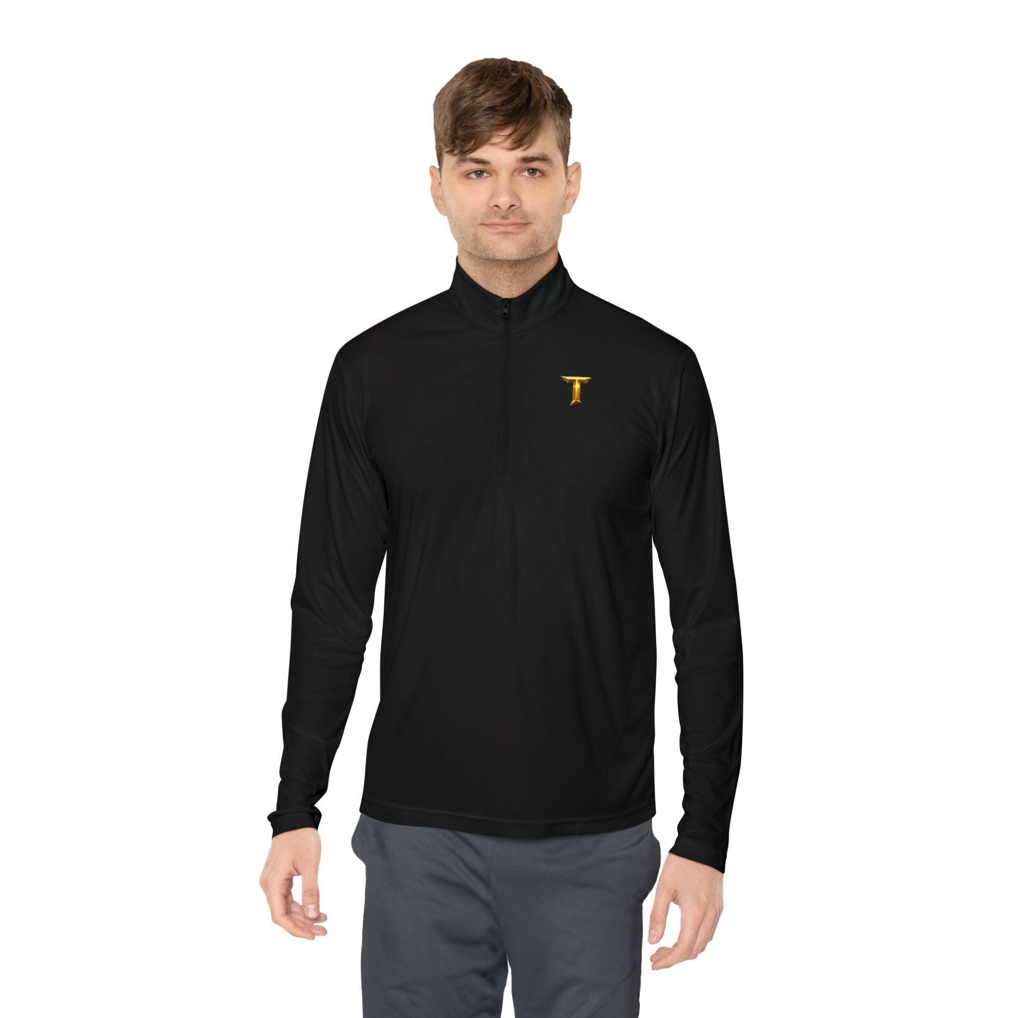 Titans Quarter-Zip Pullover-Gold T